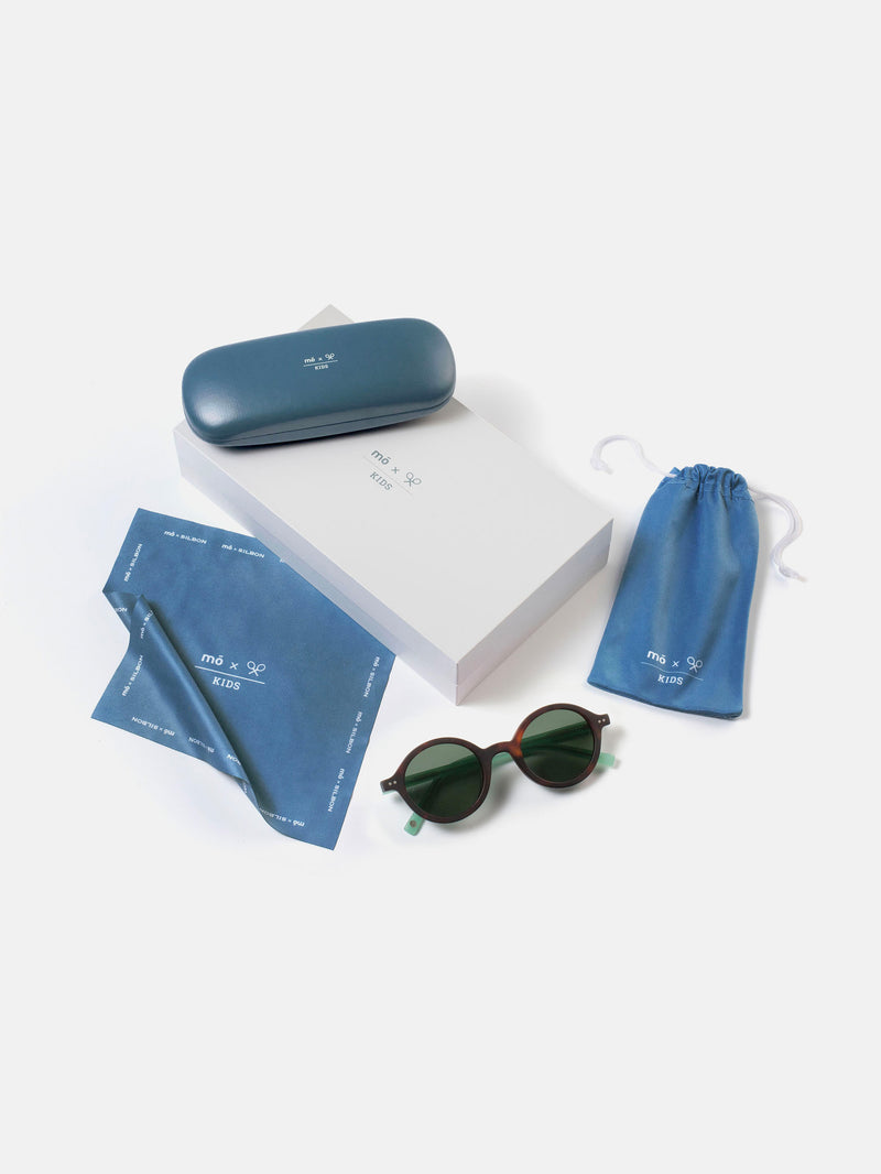 Gafa de sol MOxSILBON kids Deriva carey verde