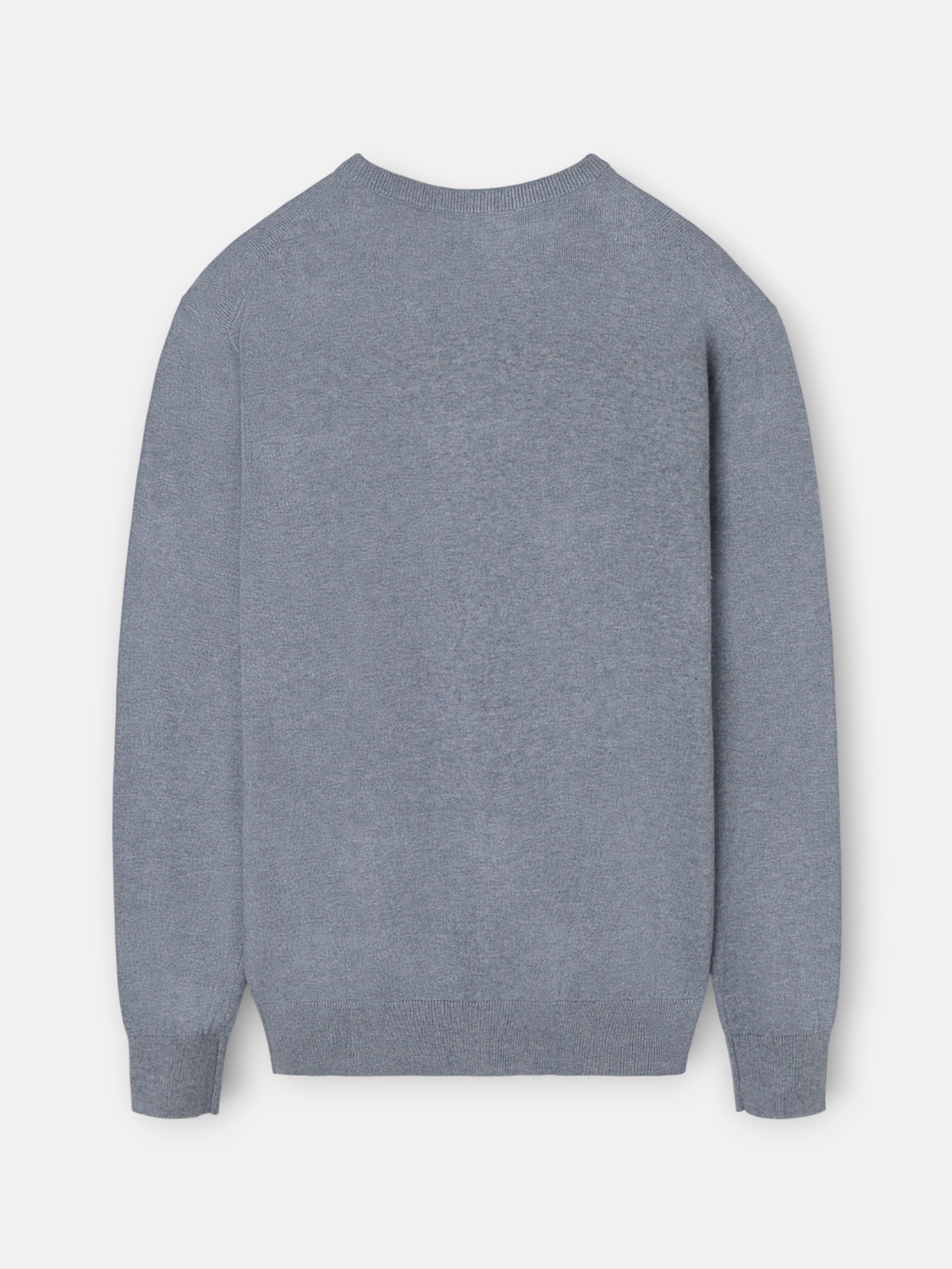Classic grey round neck sweater