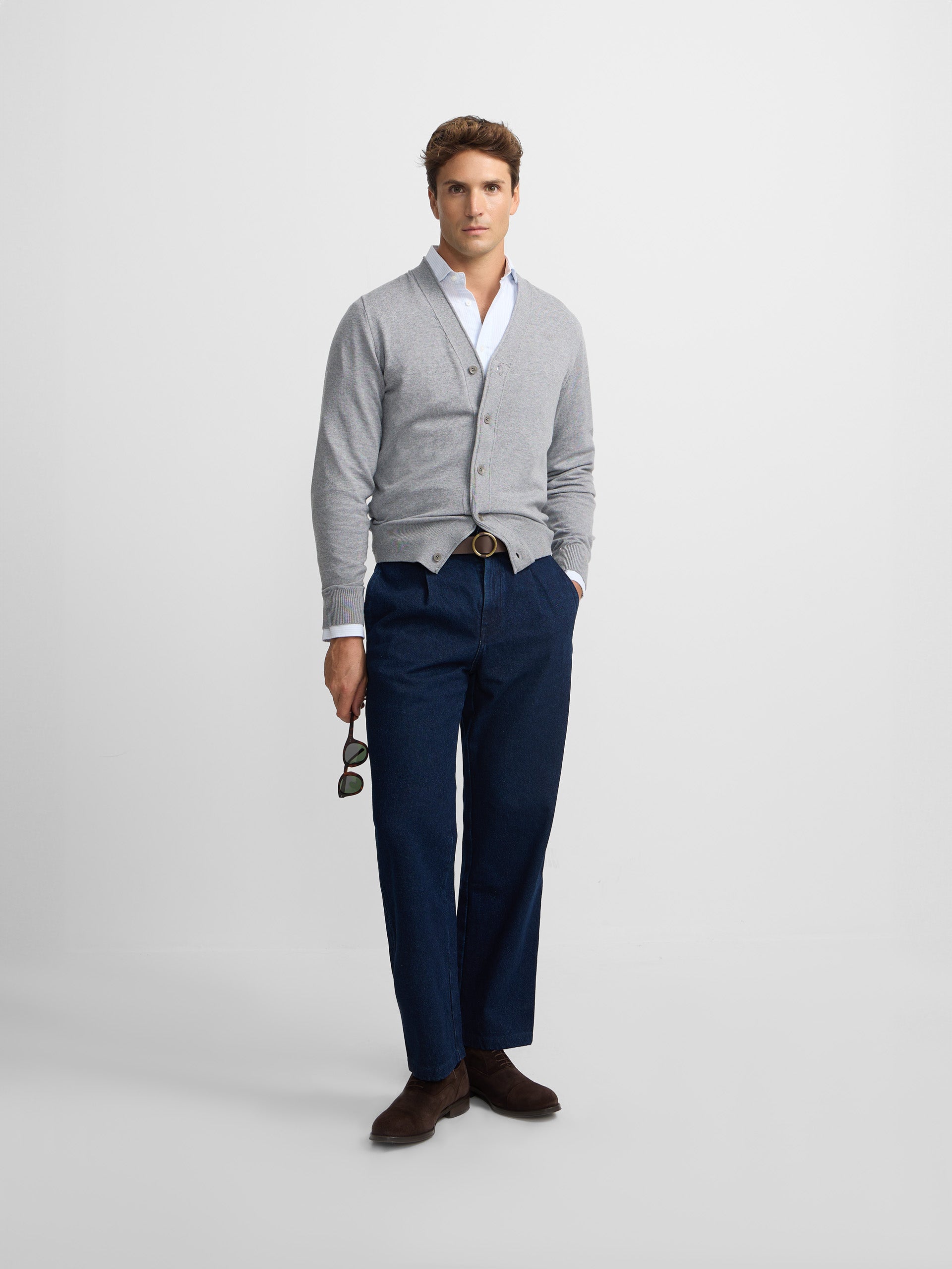 Classic grey cardigan