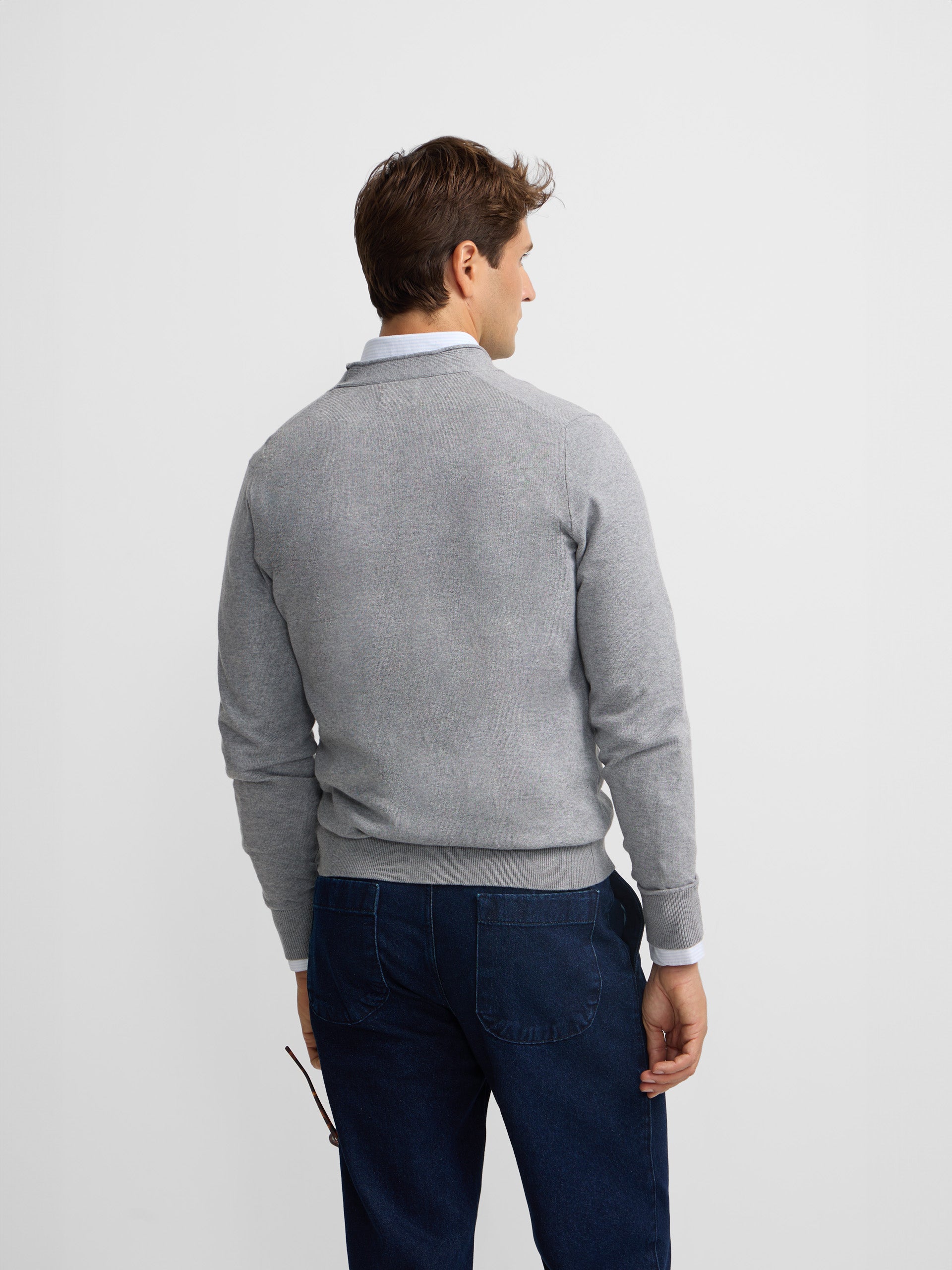 Classic grey cardigan