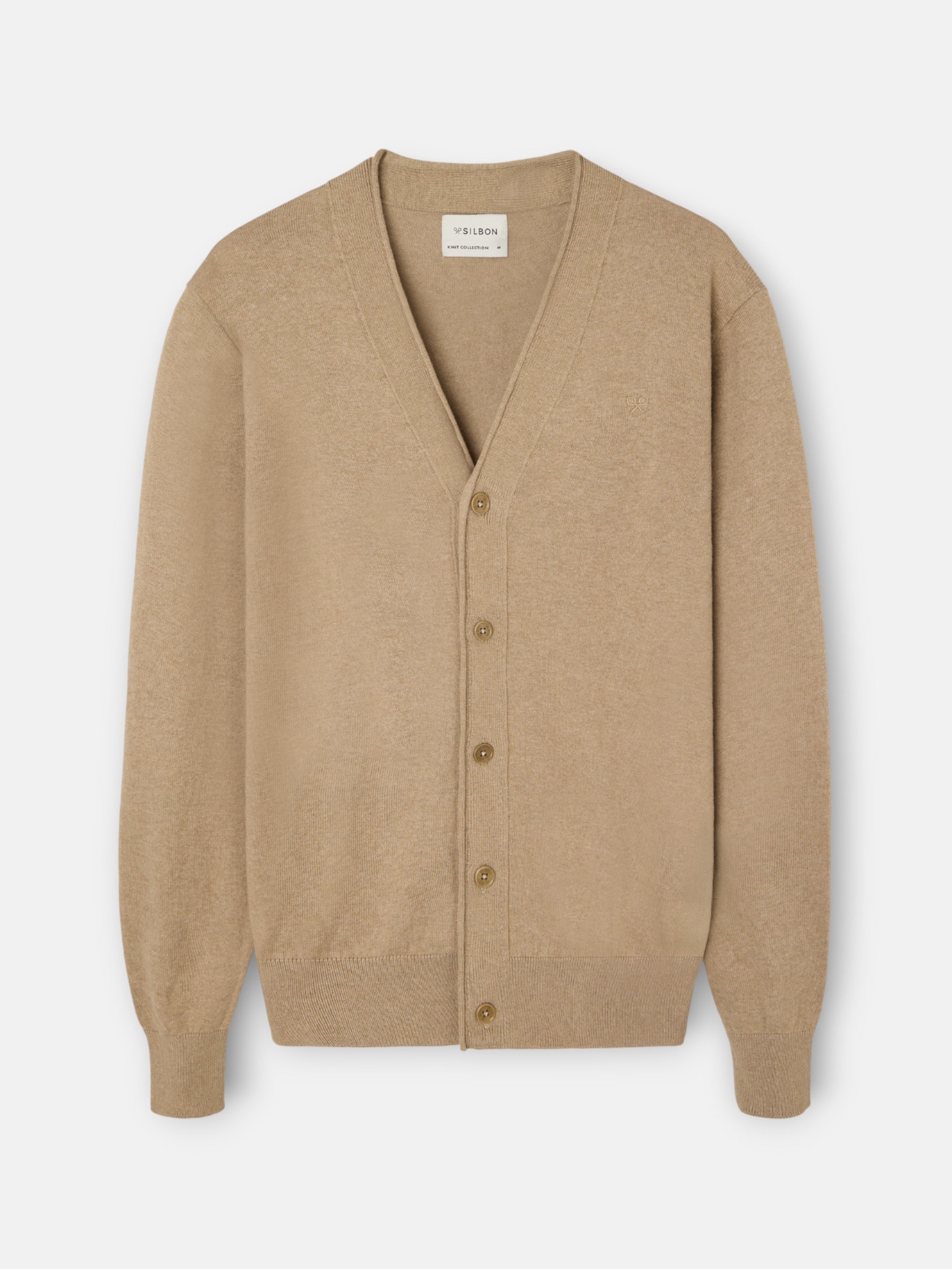 Cardigan classic marron