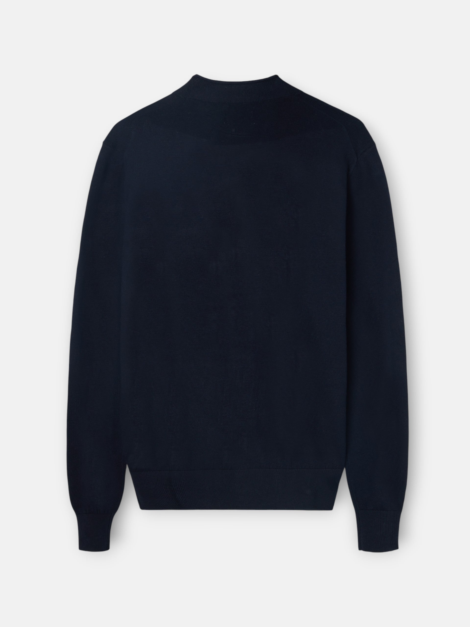 Cardigan clássico azul-marinho