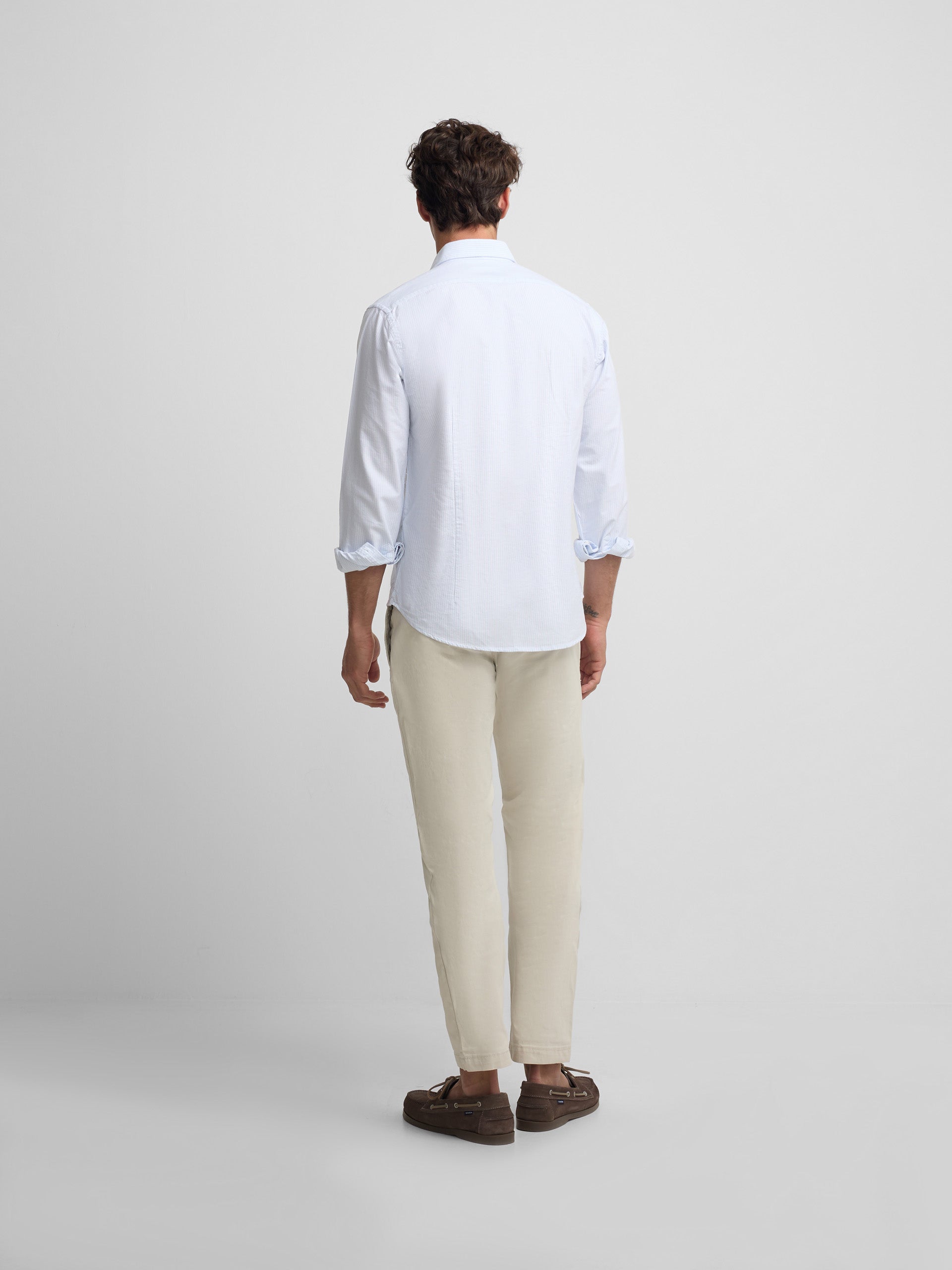 Pantalon chino décontracté en pierre