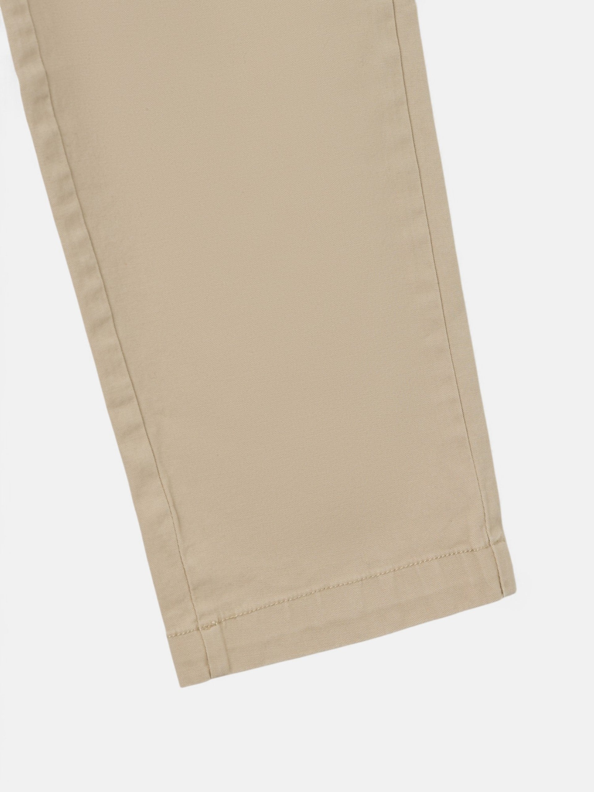 Pantalon chino beige décontracté