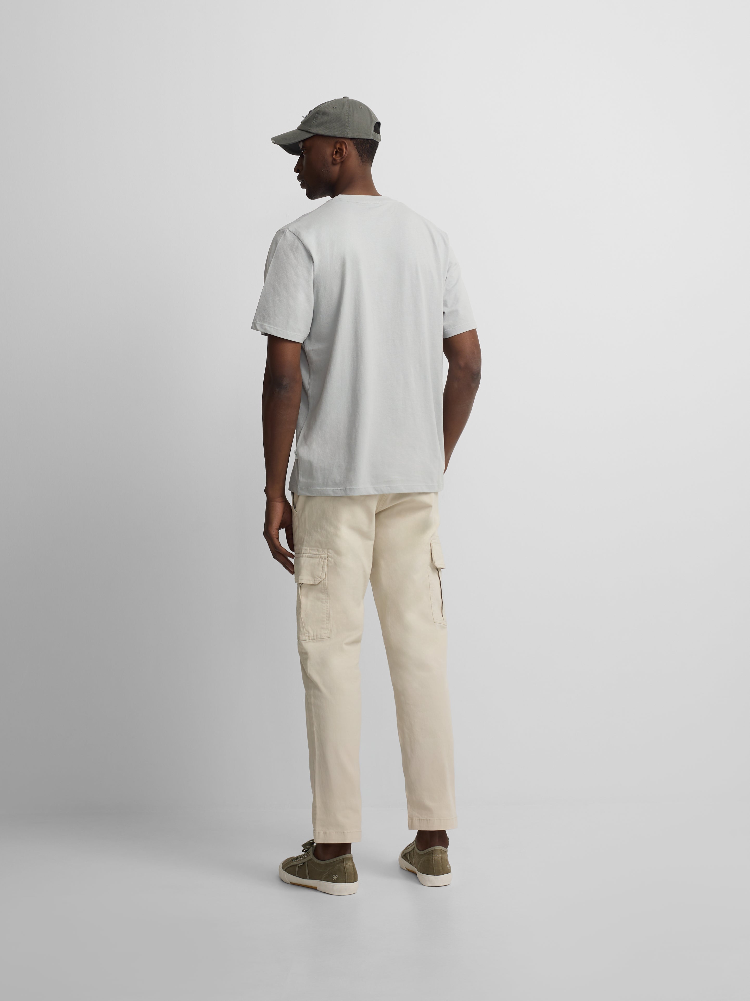 Casual stone cargo pants