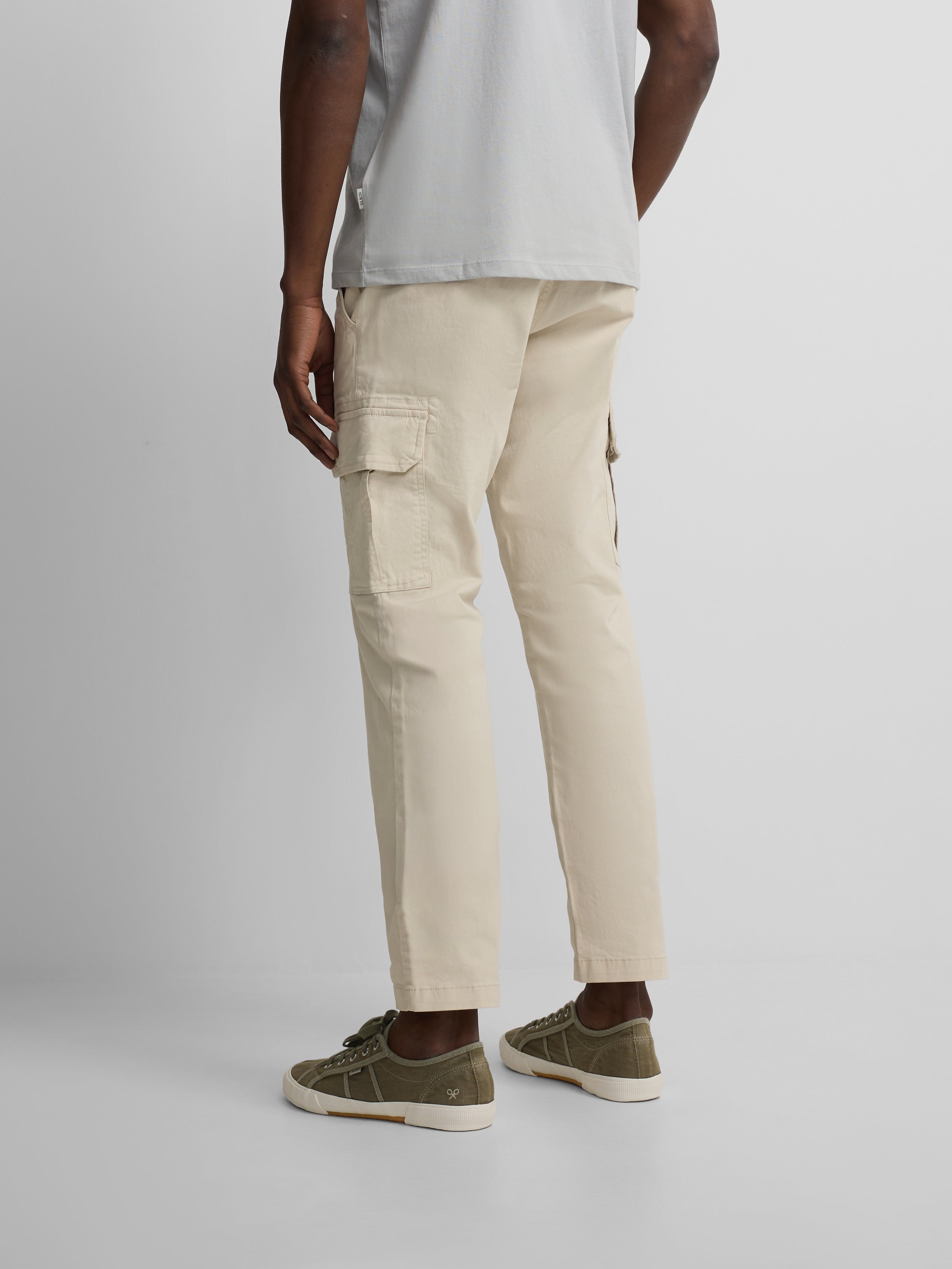 Casual stone cargo pants