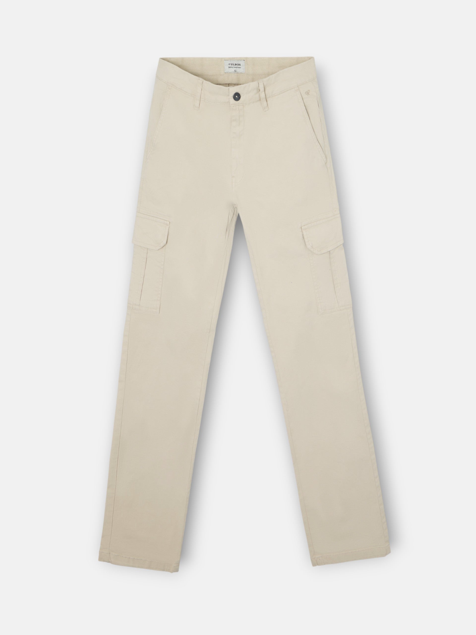 Casual beige cargo pants