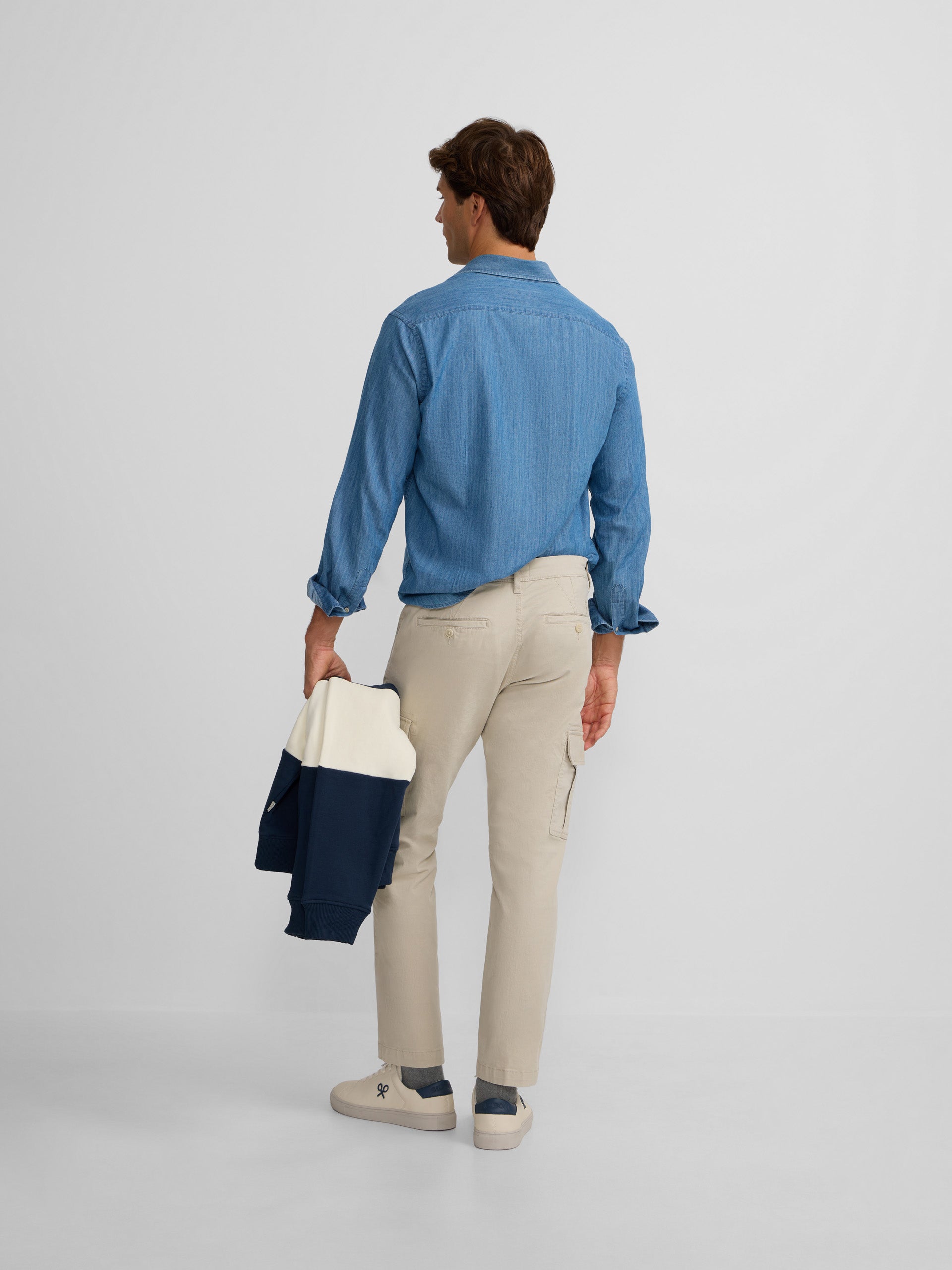 Casual beige cargo pants