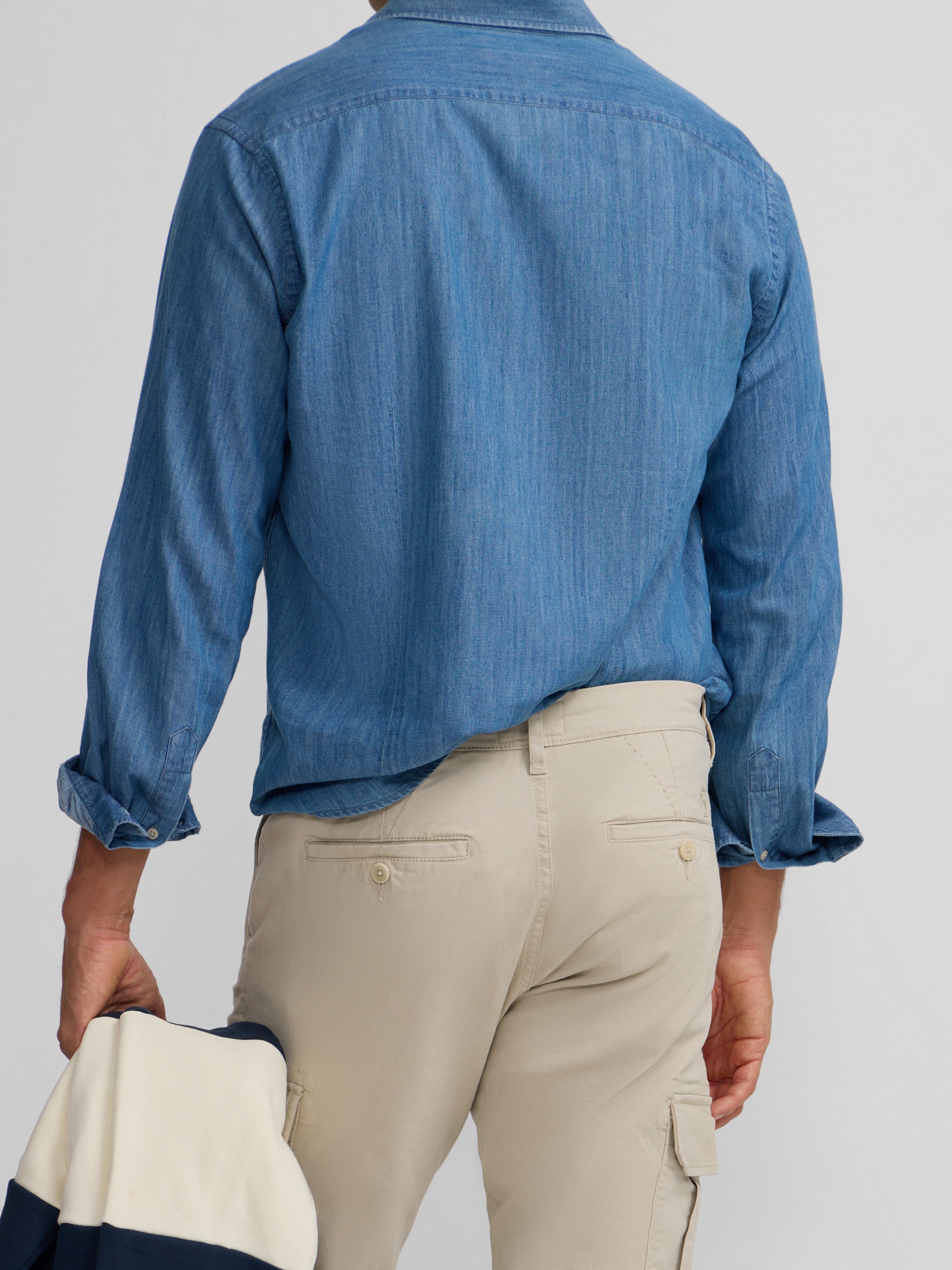 Casual beige cargo pants