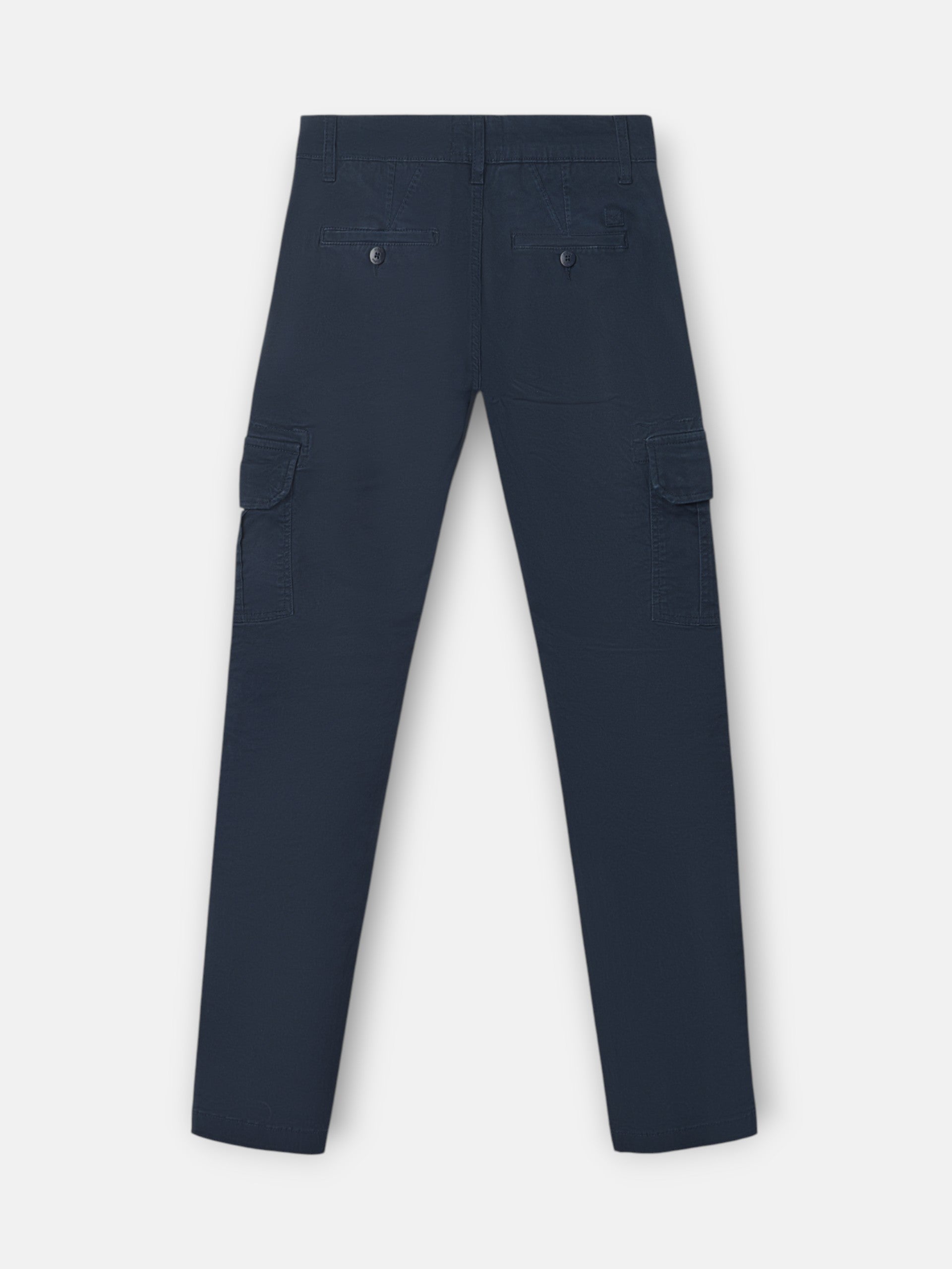 Navy blue casual cargo pants
