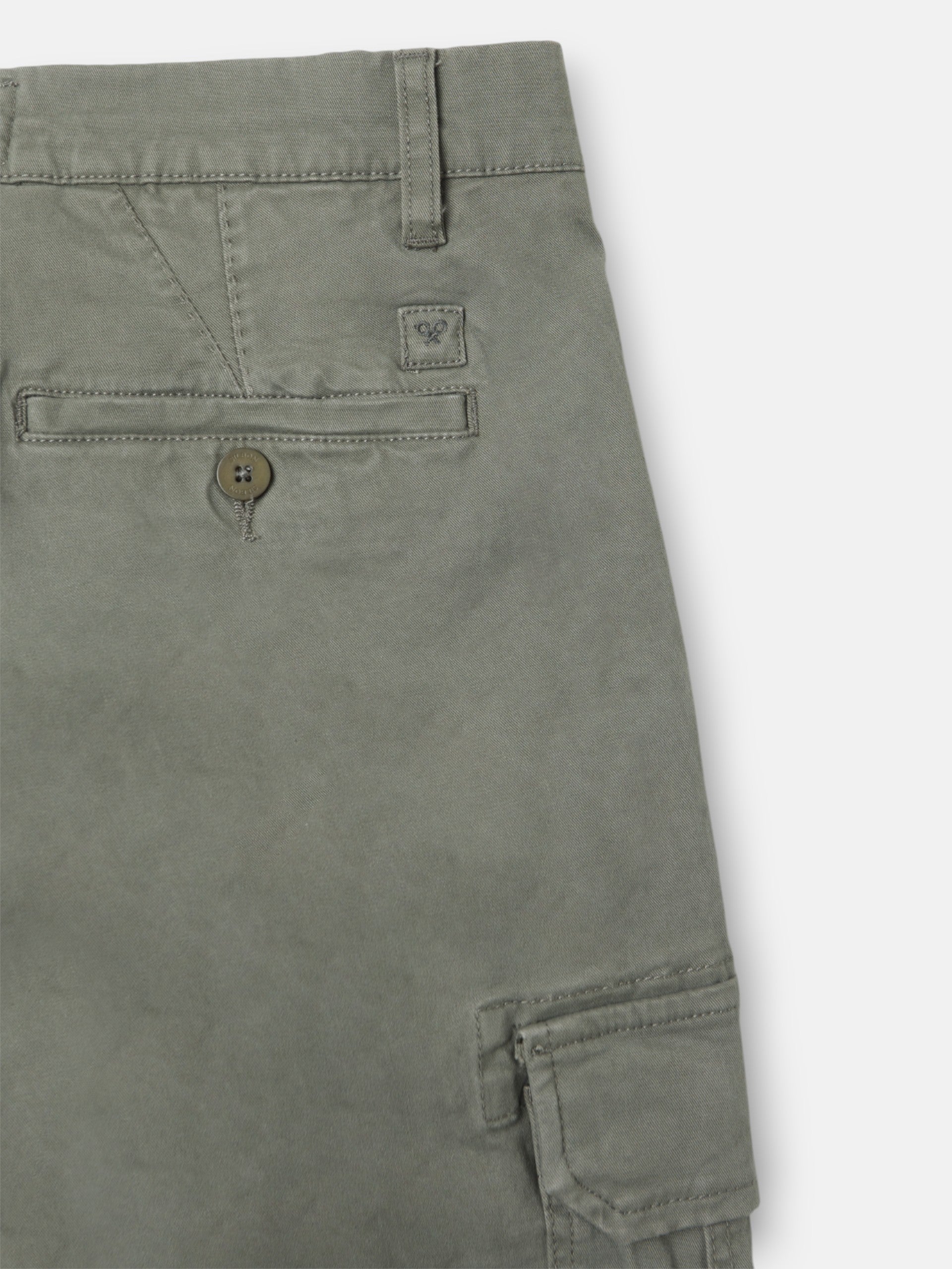 Pantalon cargo casual verde