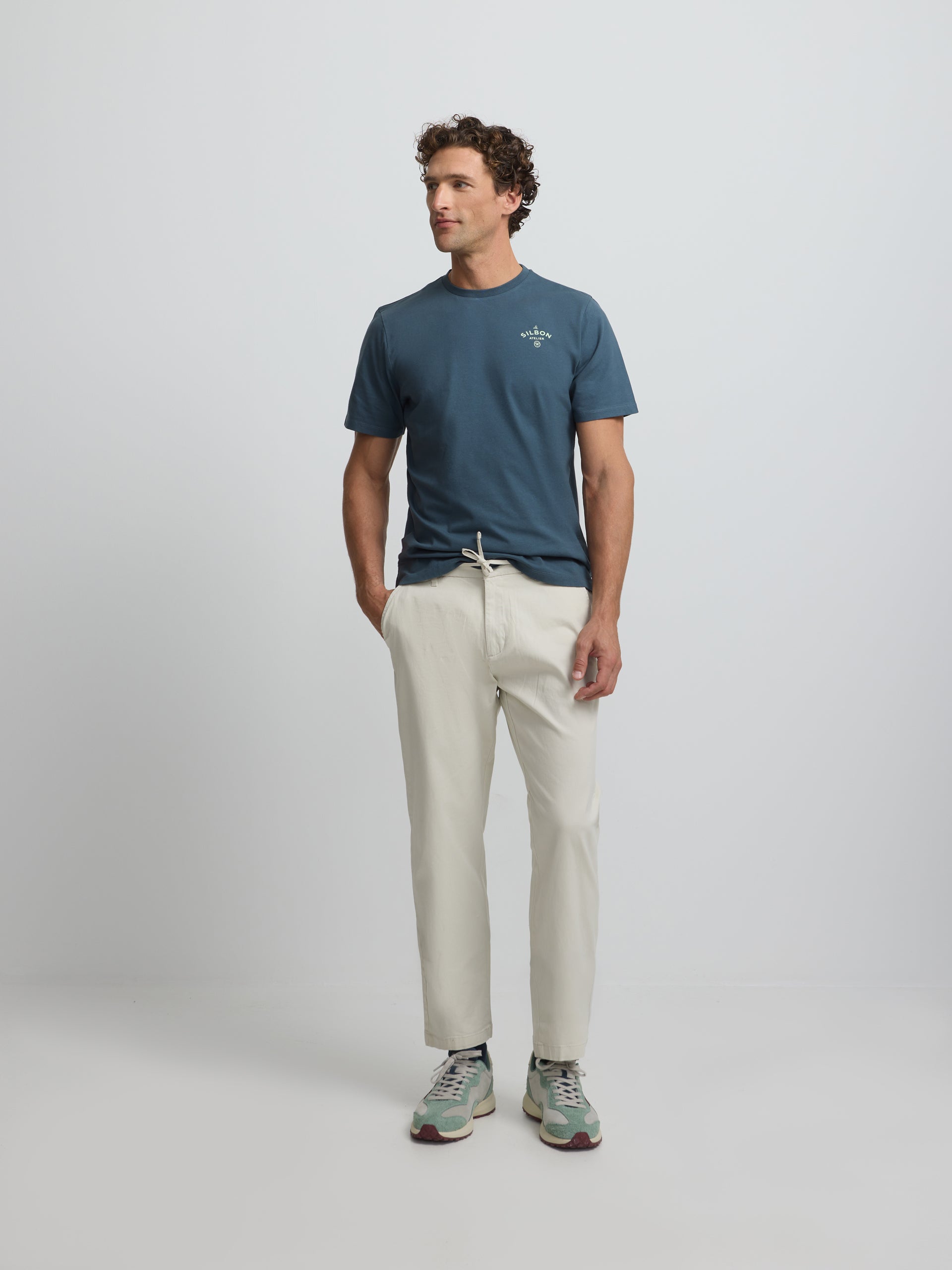 Pantalon de sport décontracté en pierre