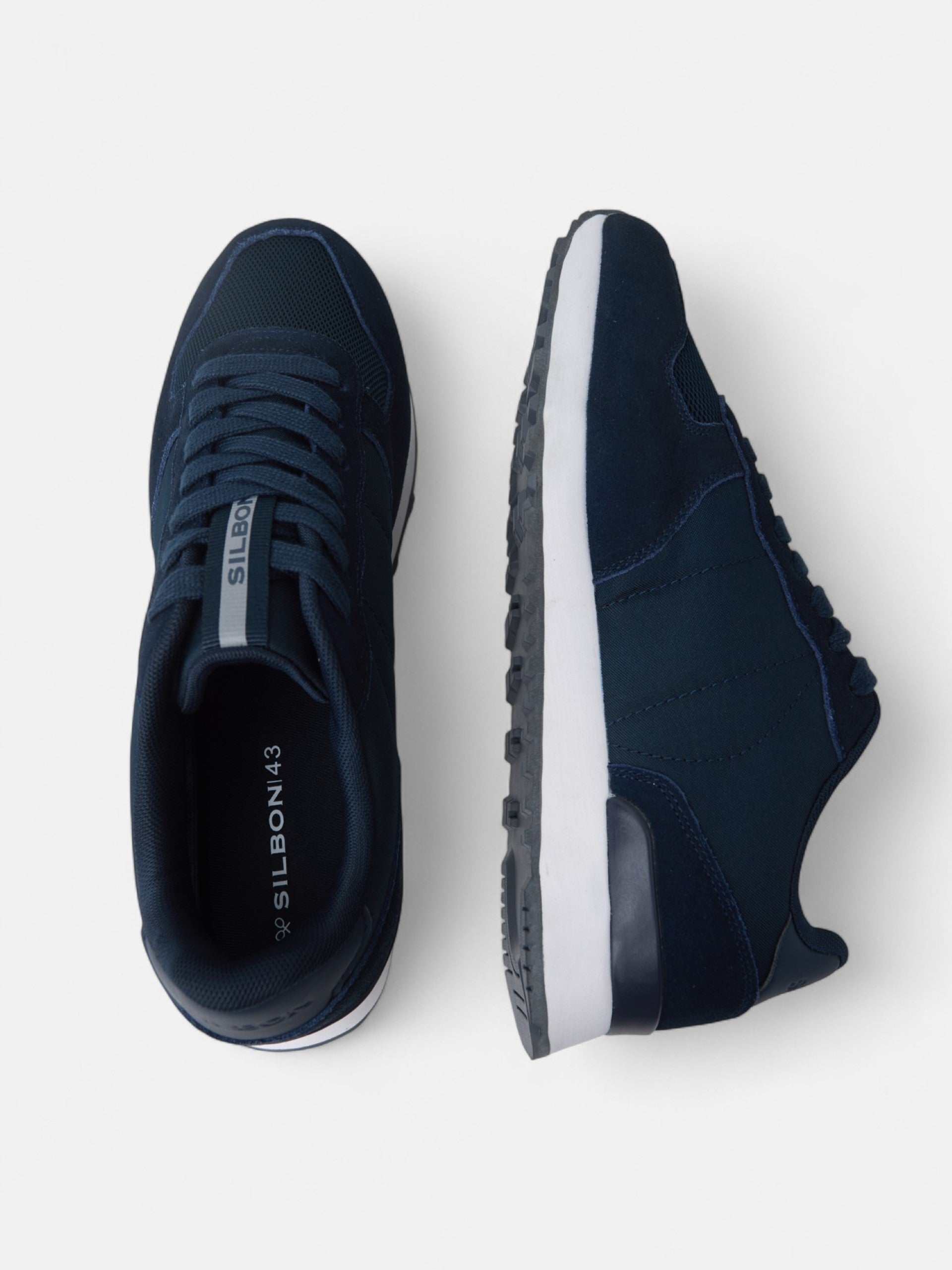 Sapatilha de corrida clássica azul-marinho