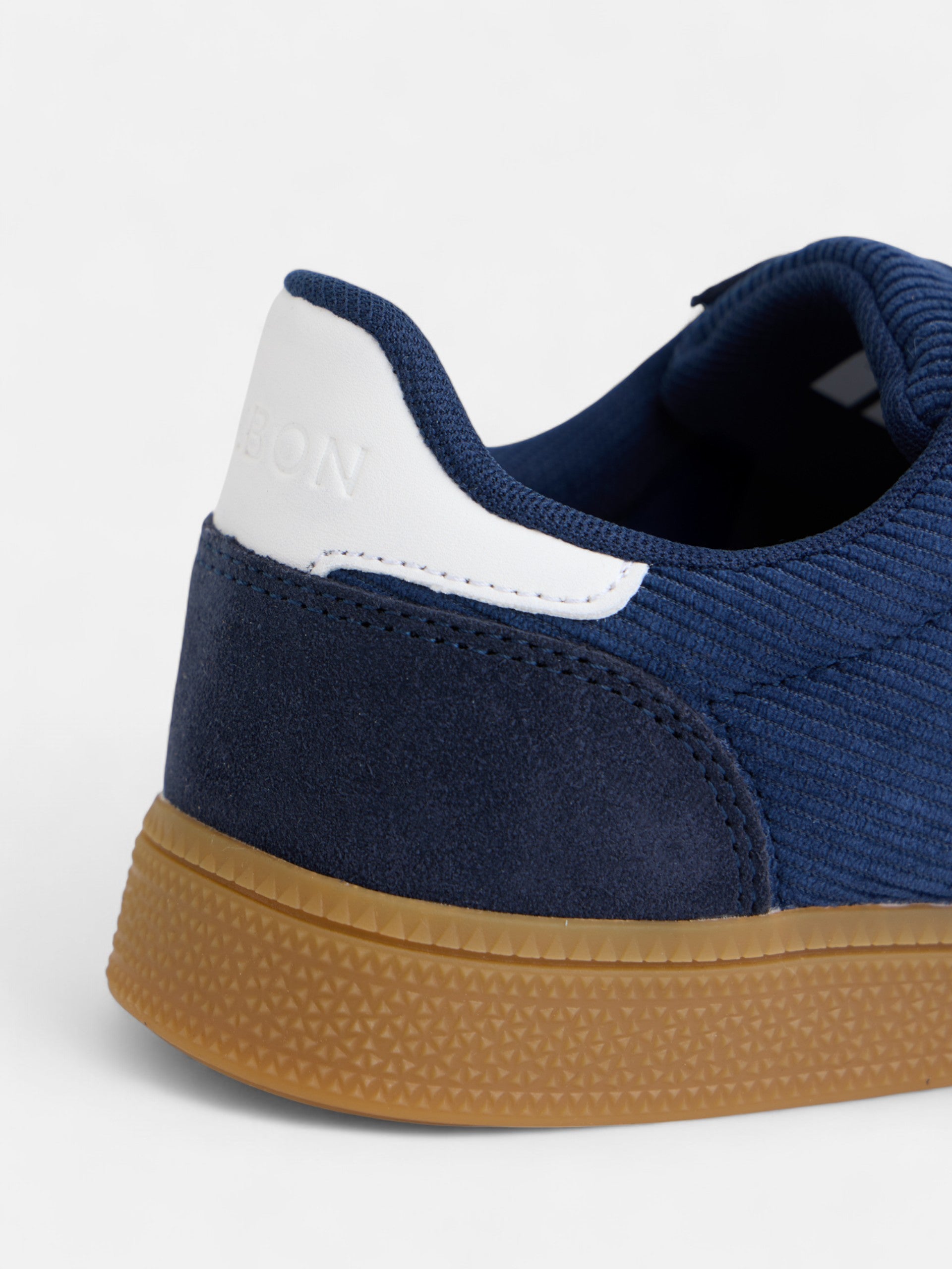 Zapatilla casual pana azul