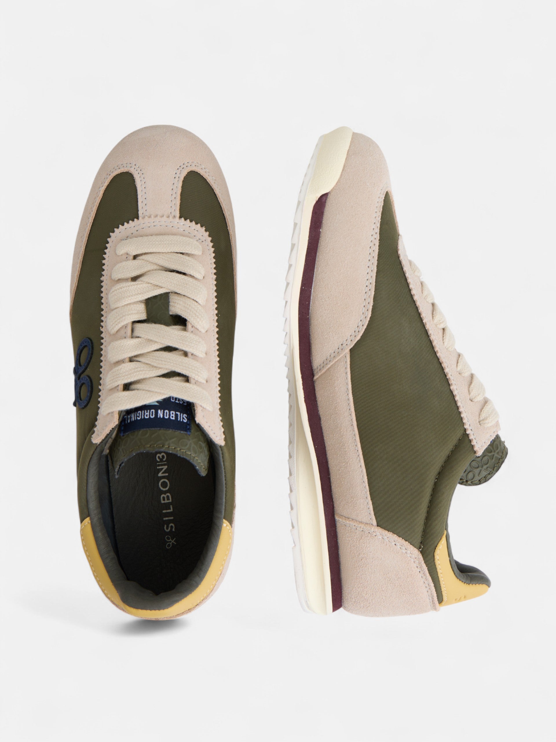 Vintage green beige sneaker