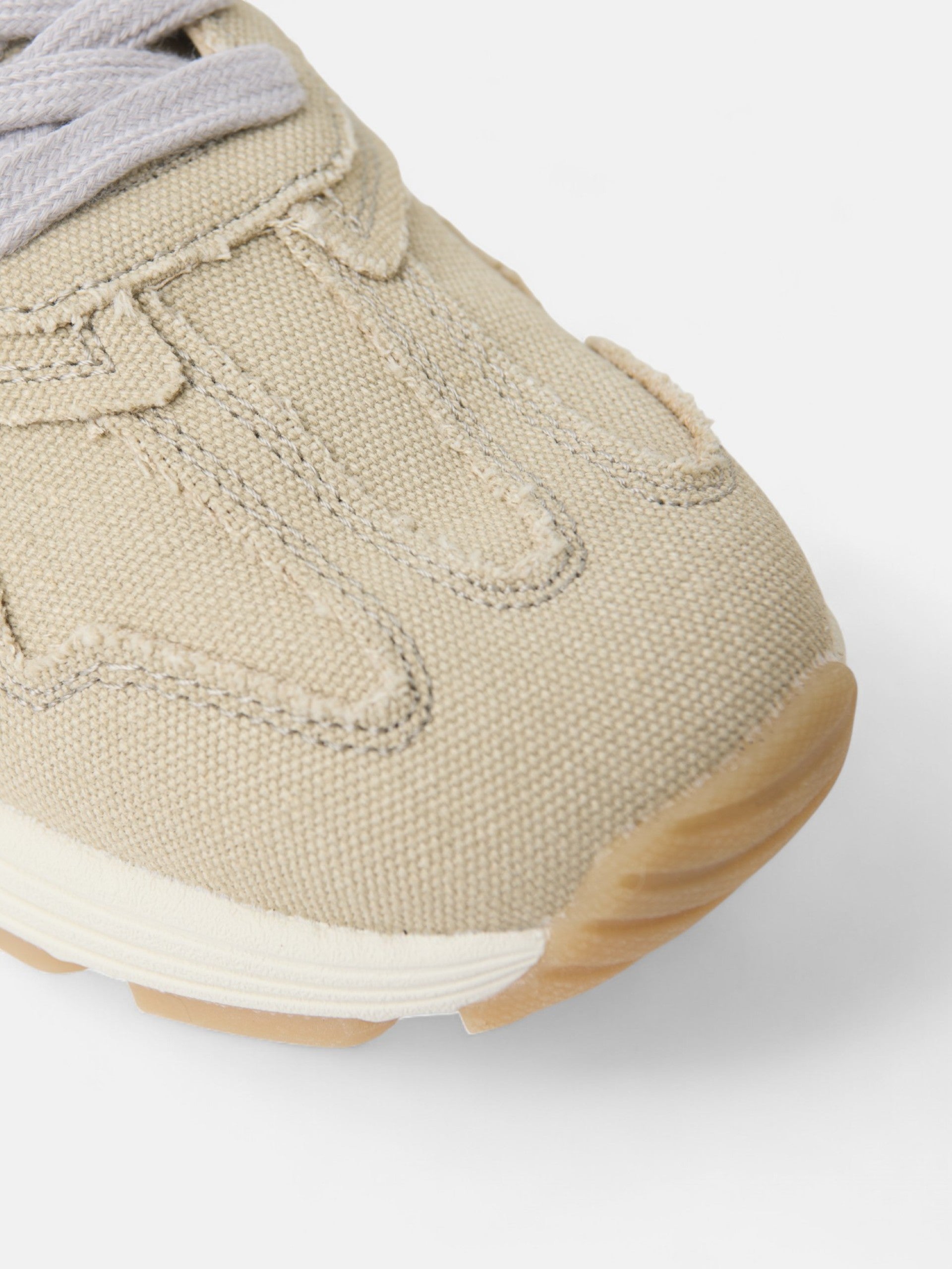 Zapatilla casual canvas beige