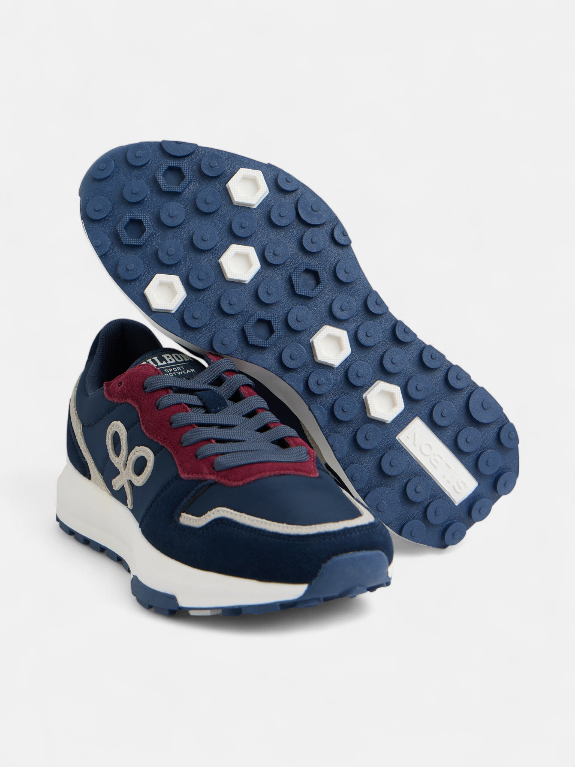 Zapatilla running city multicolor azul marino