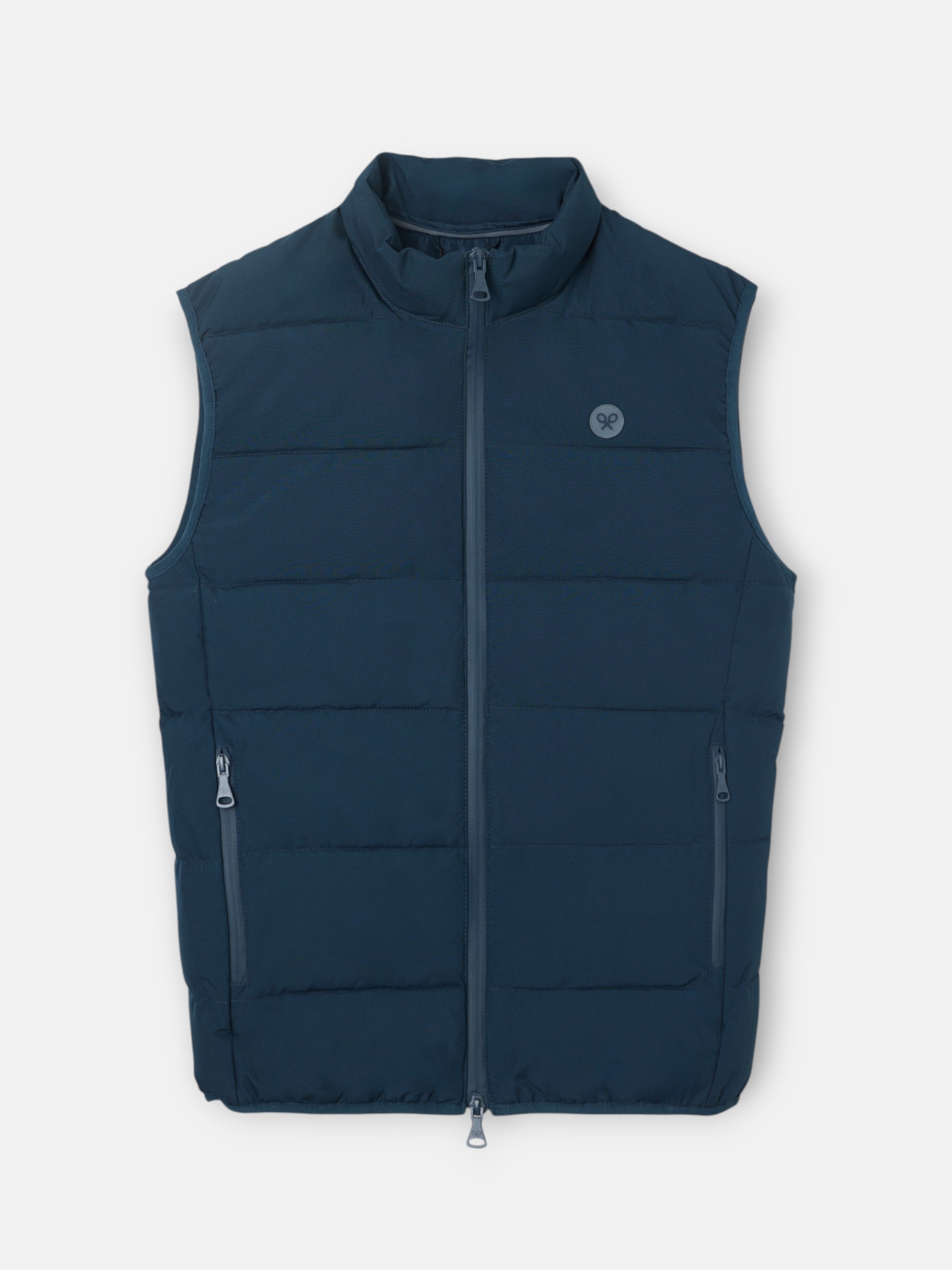 Classic navy blue technical vest