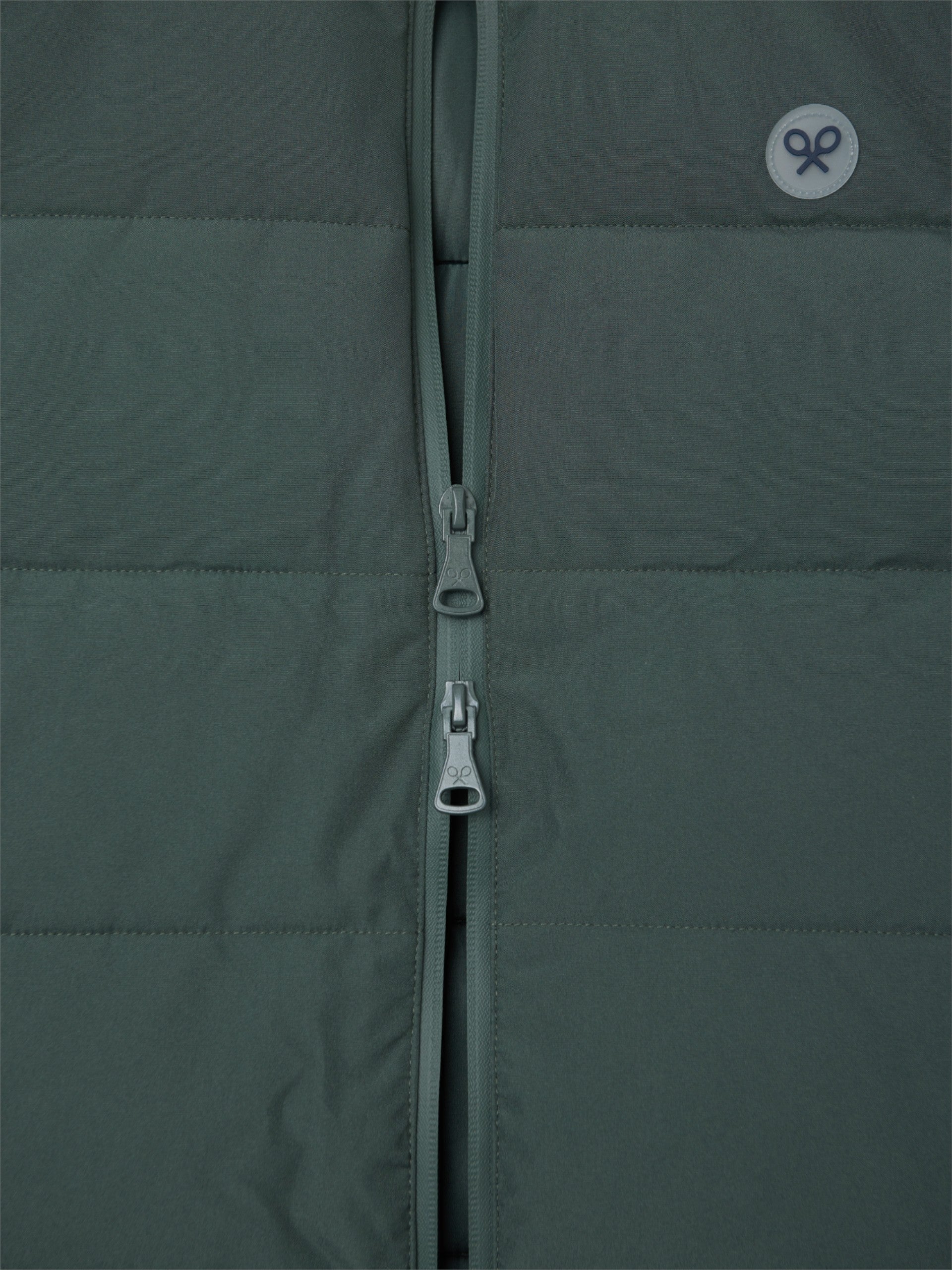 Colete clássico técnico verde