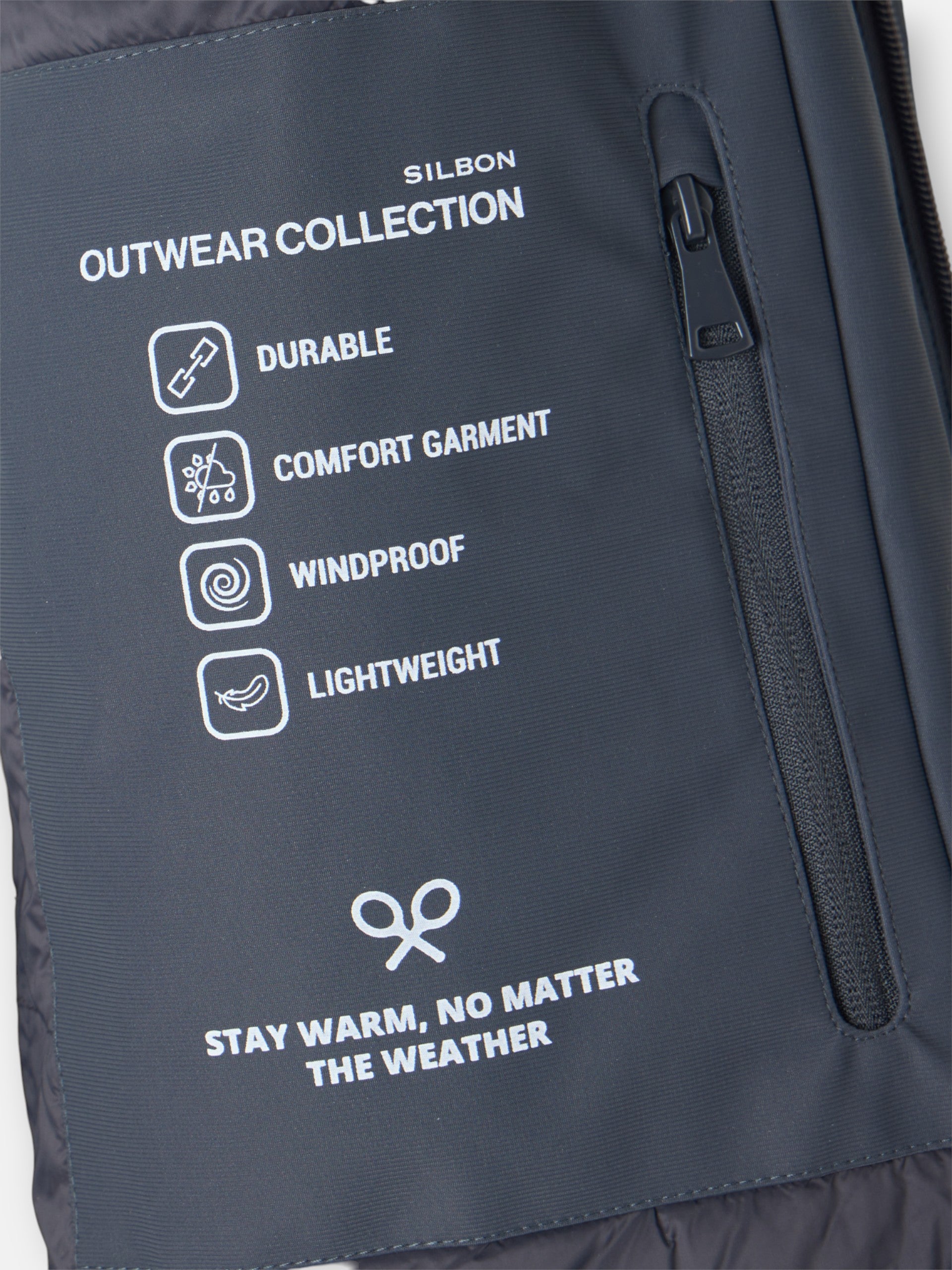 parka technique gris foncé sur mesure