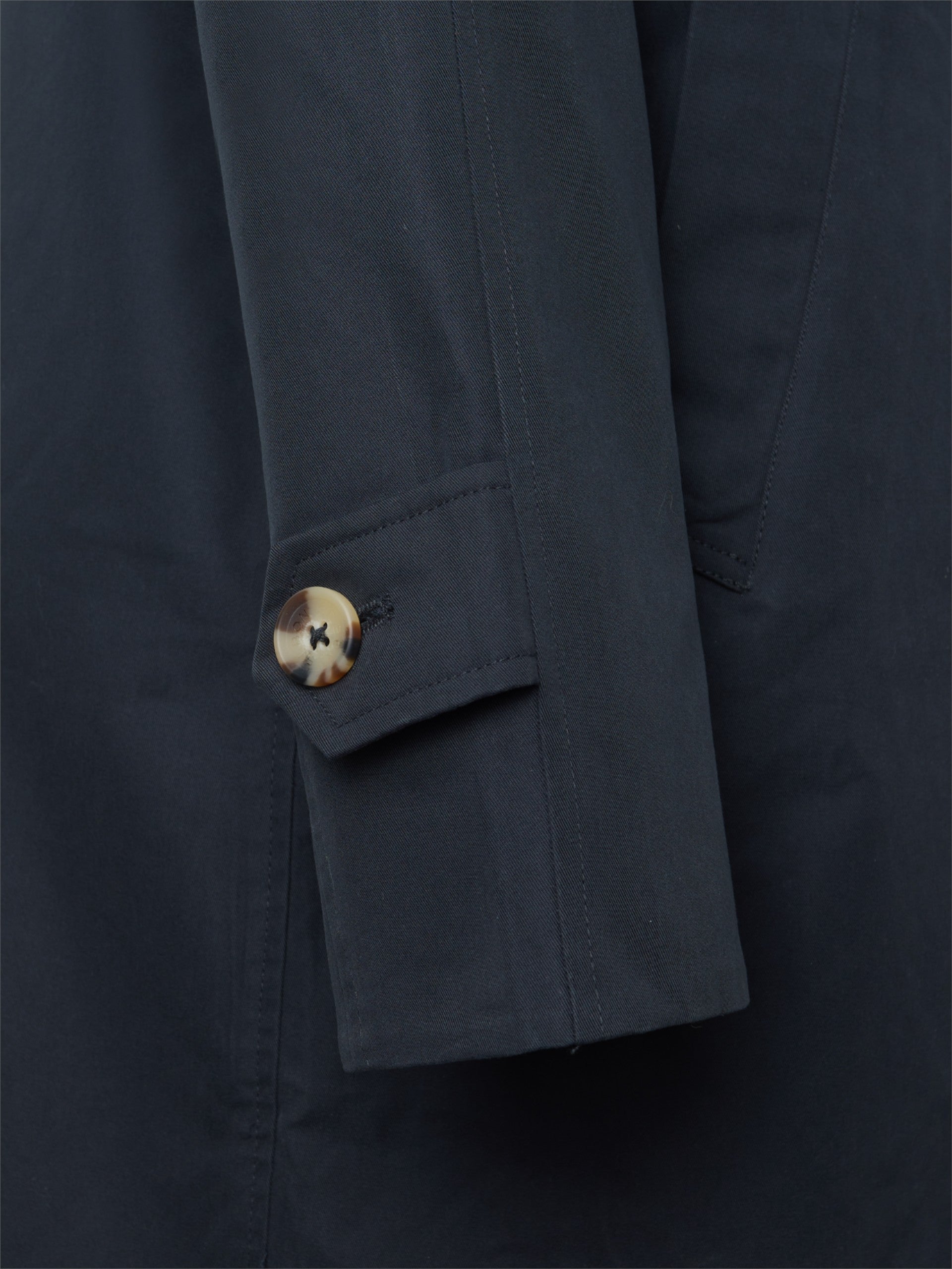 Gabardina azul-marinho