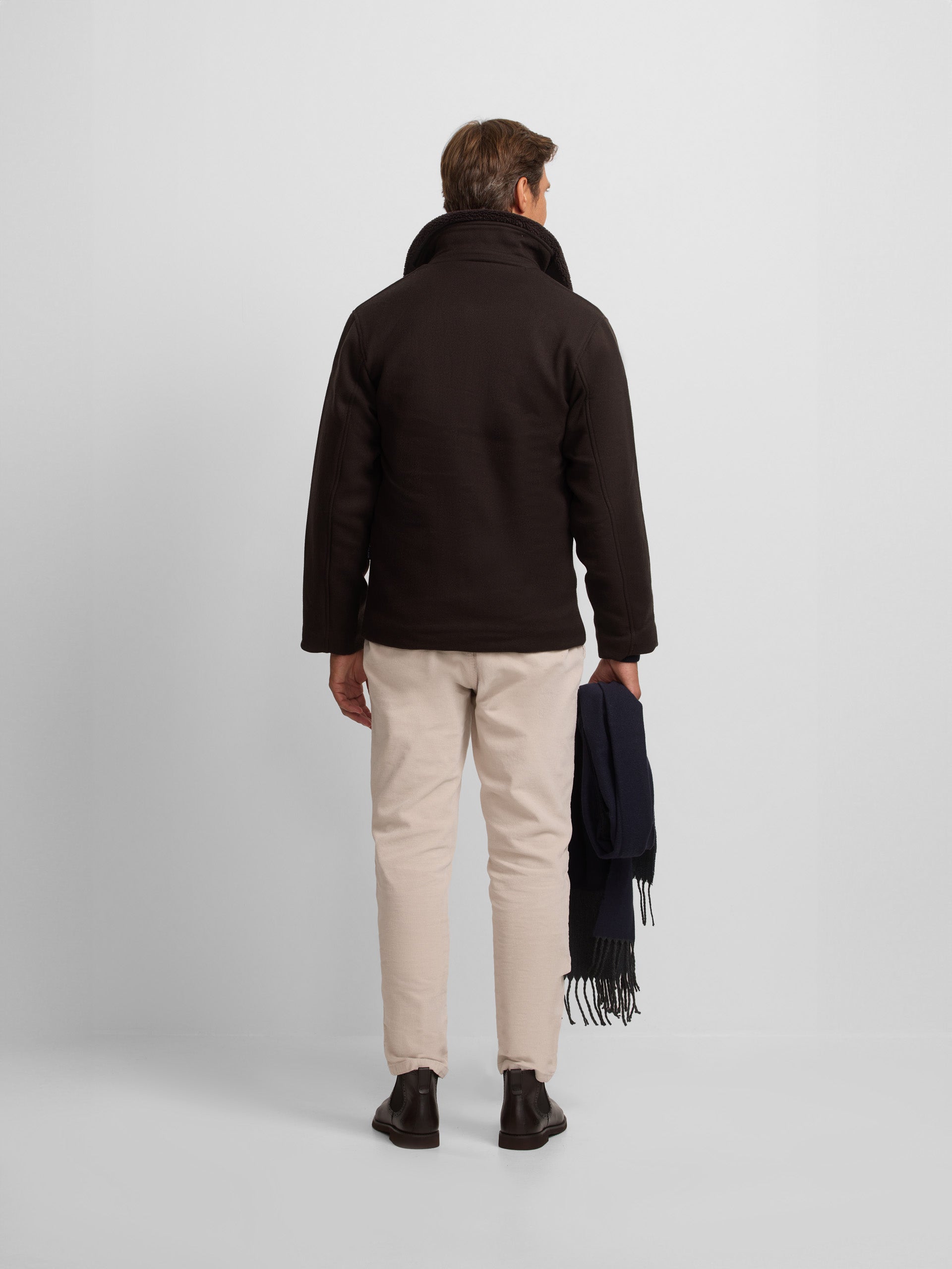 Cazadora clasica marron