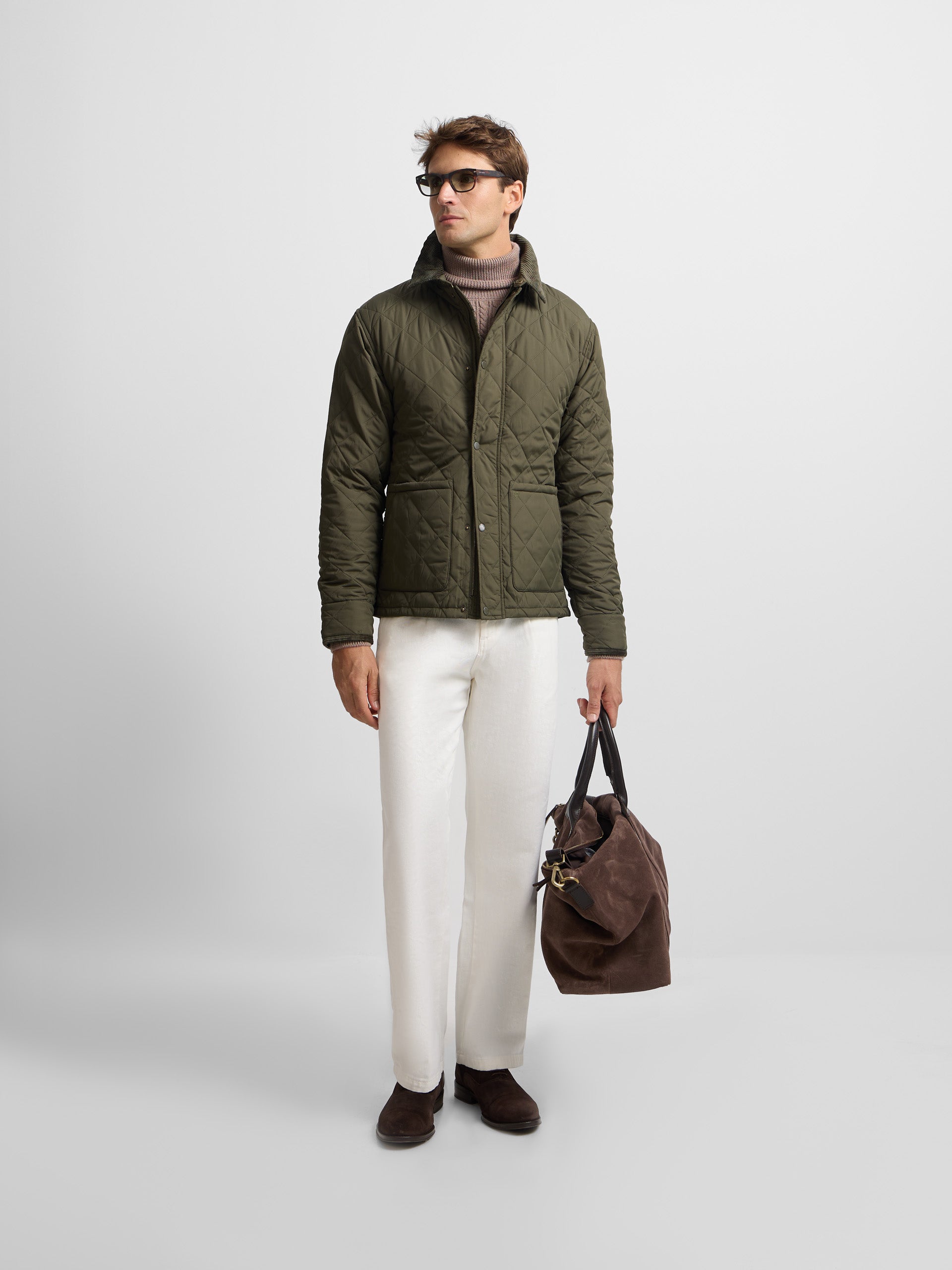 Chaqueta clasica field verde