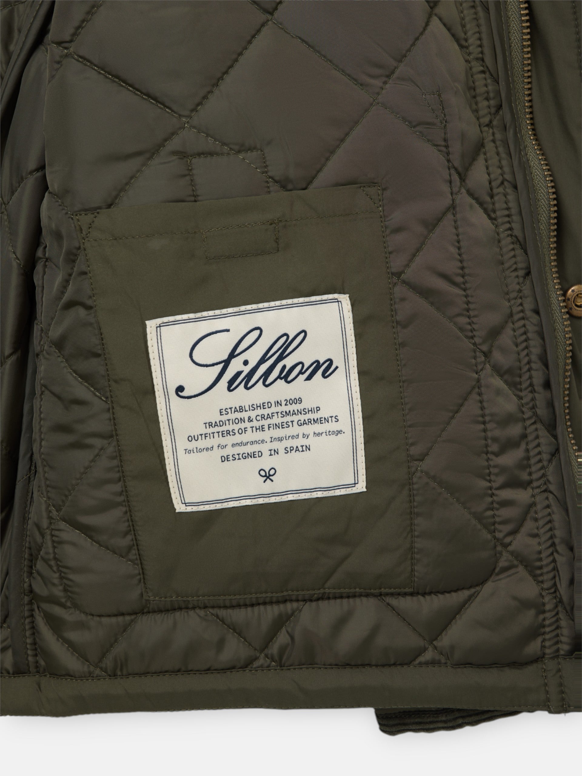 Chaqueta clasica field verde