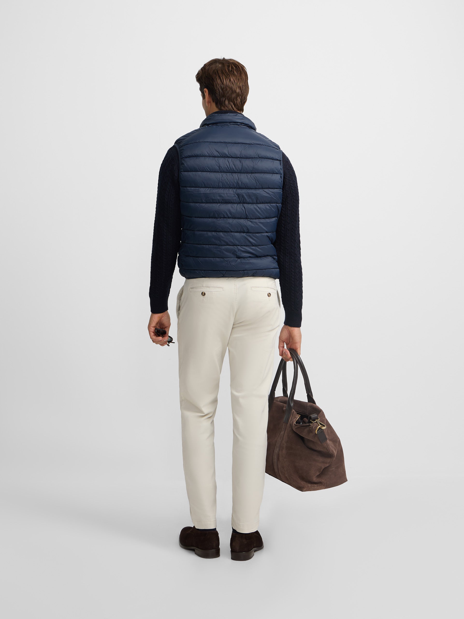 Colete ultraleve azul-marinho