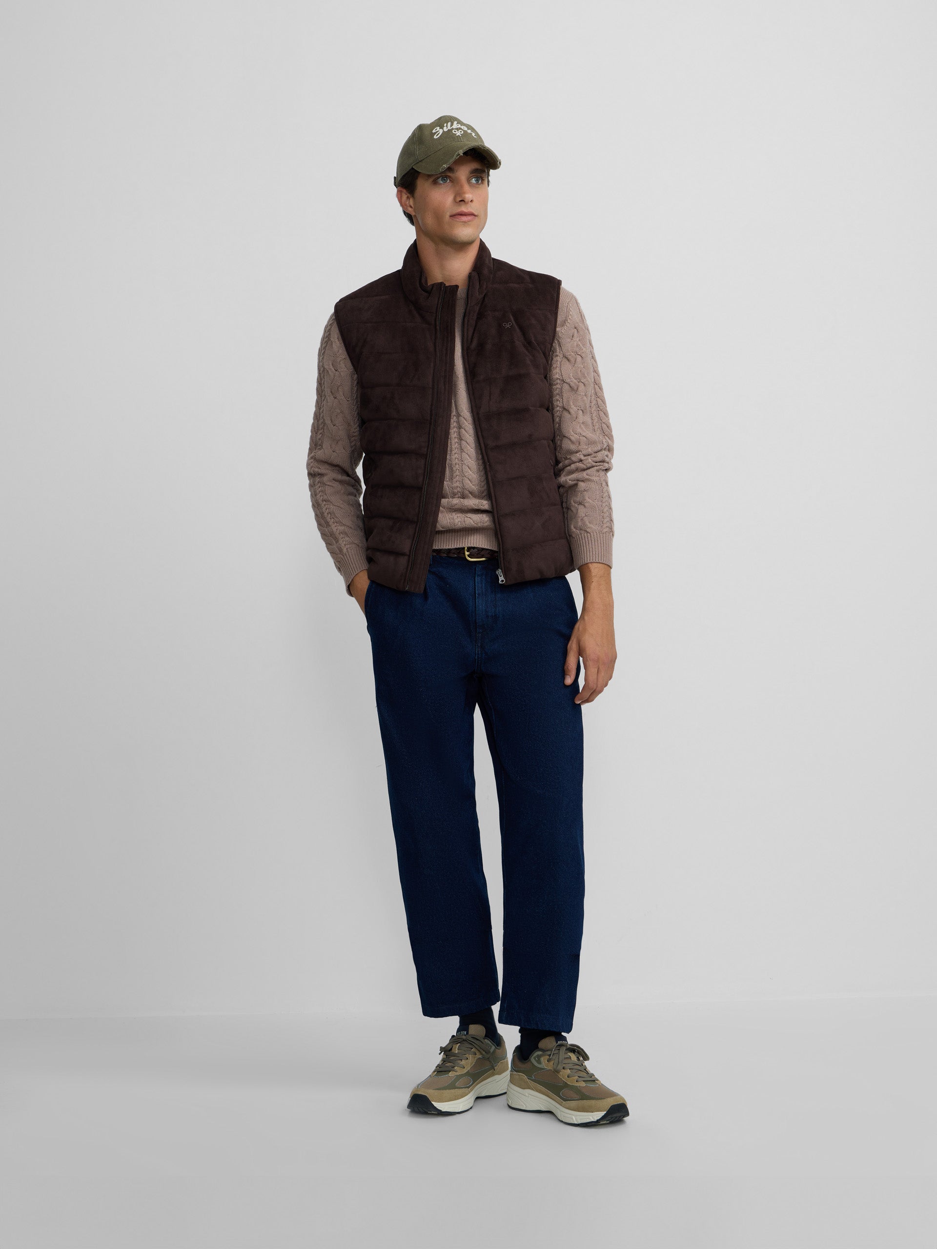 Chaleco tecnico ante marron