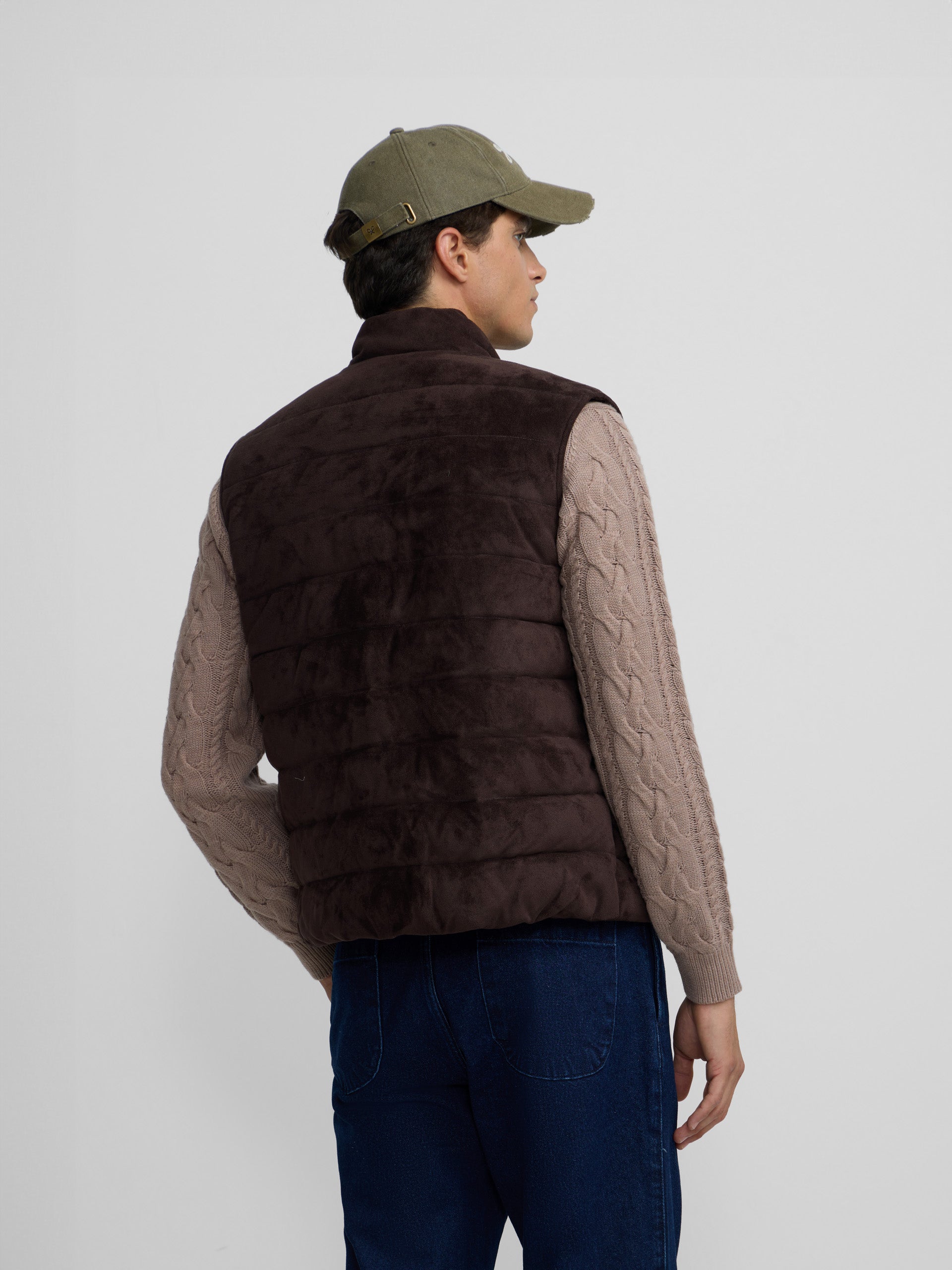 Chaleco tecnico ante marron