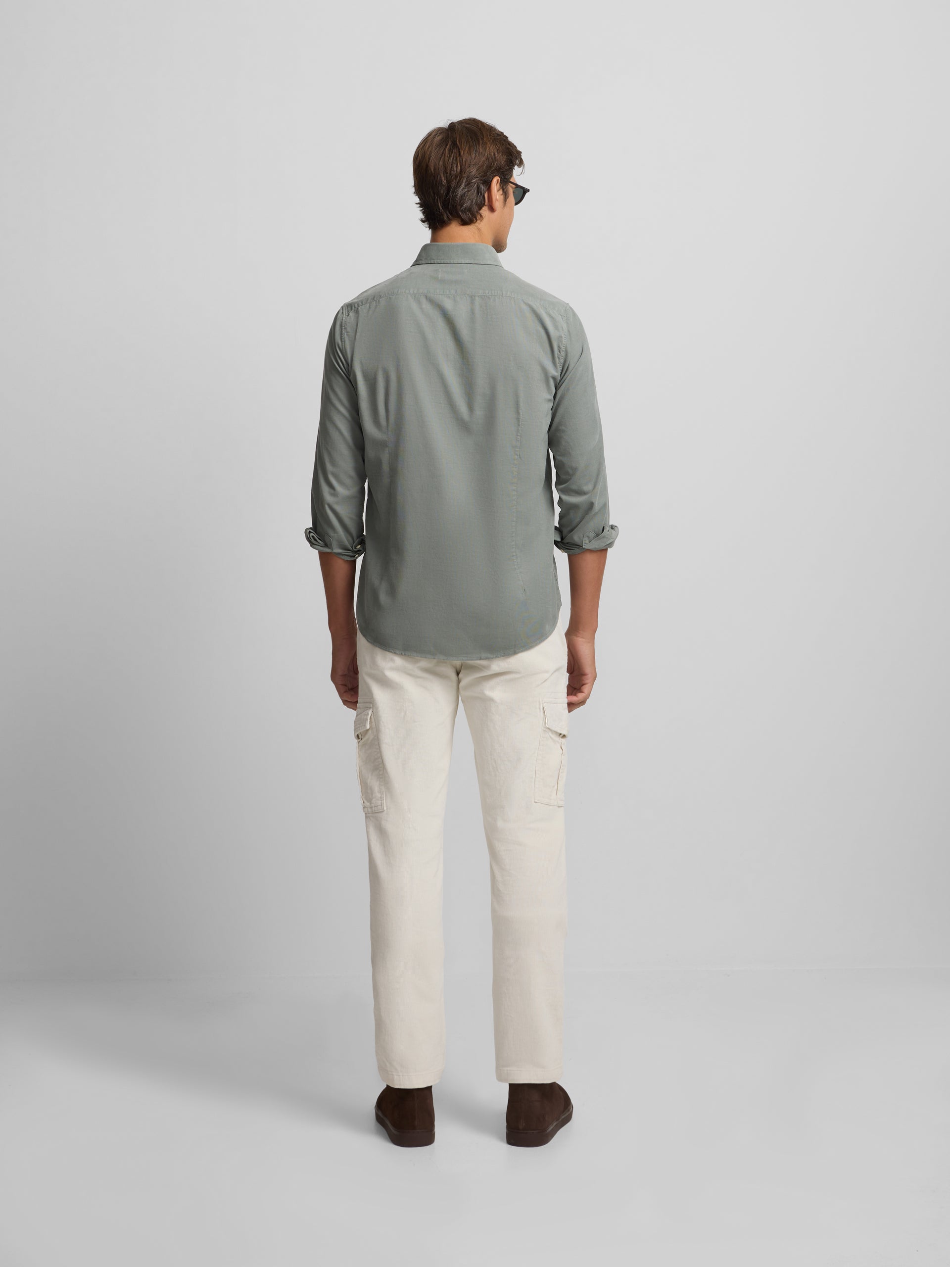 Stone corduroy cargo sport pants