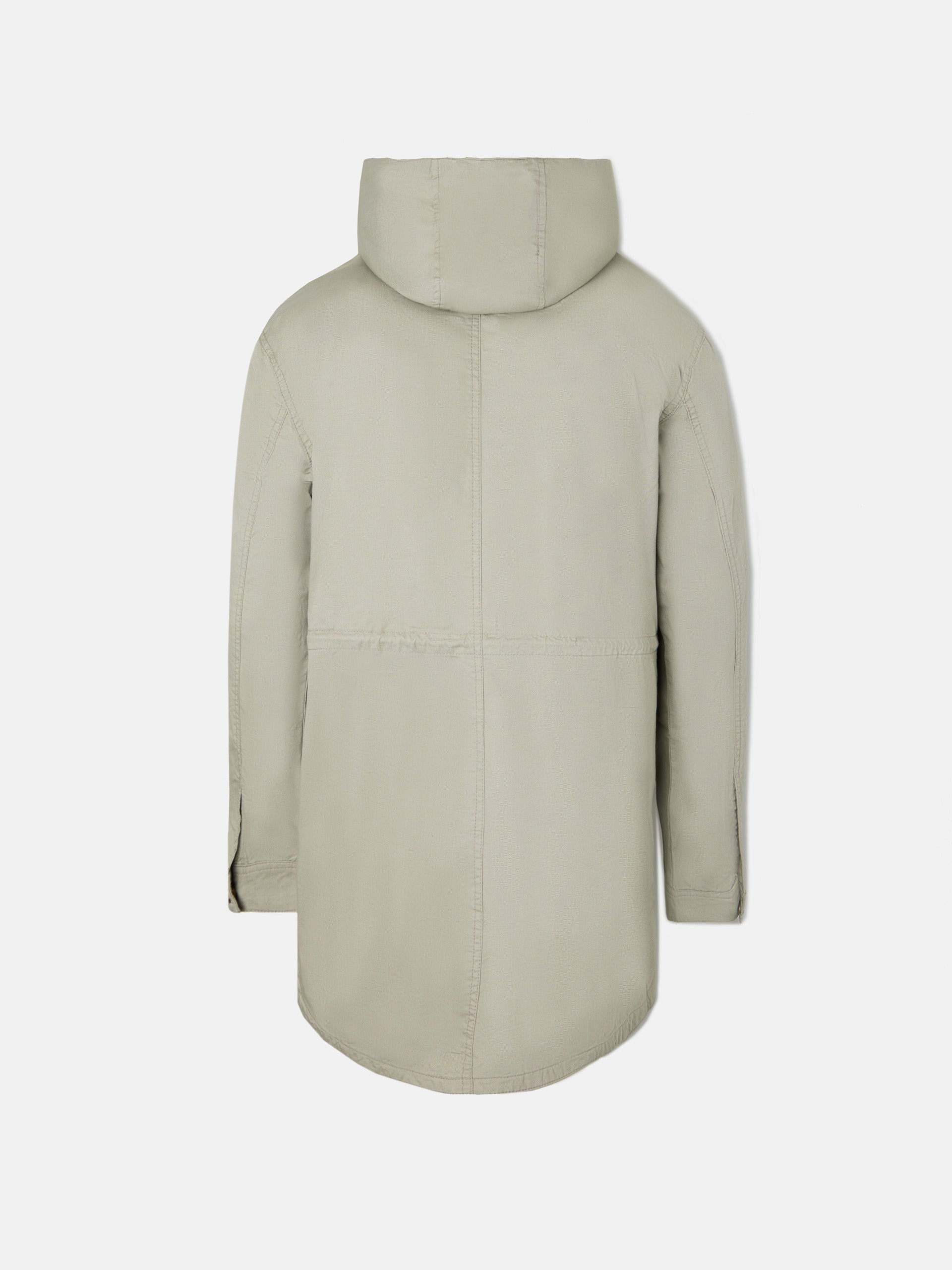 Parka verte teinte en pièce