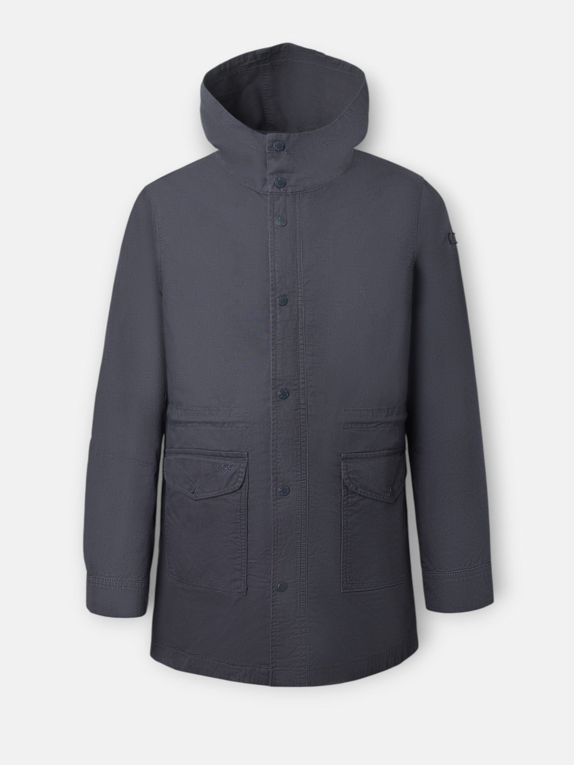 Parka décontractée bleu marine