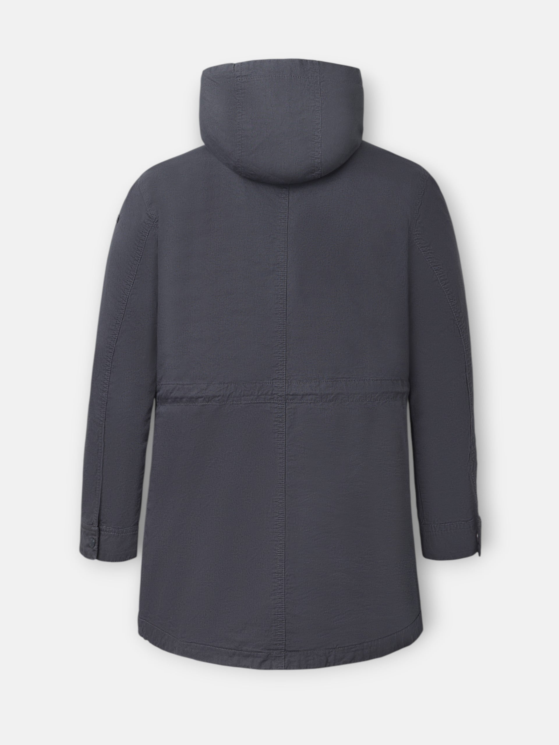 Parka décontractée bleu marine