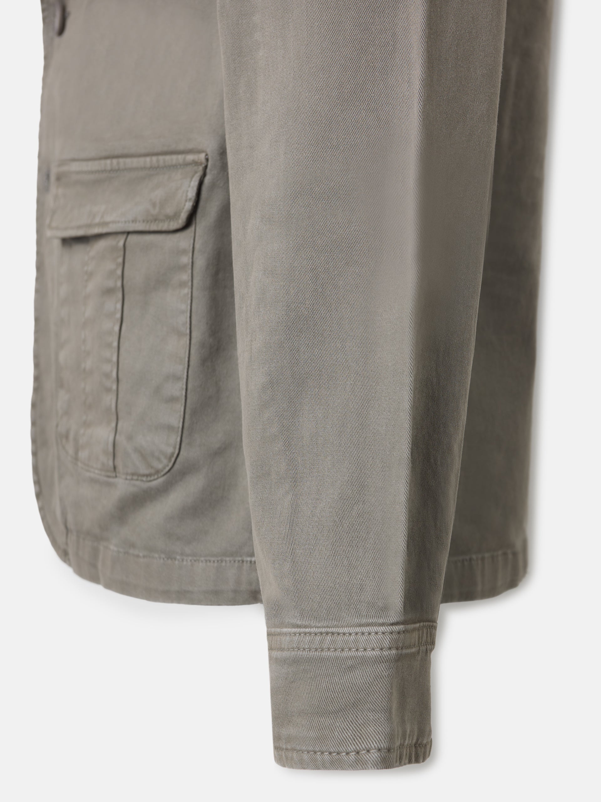 Medium gray casual semi-blazer