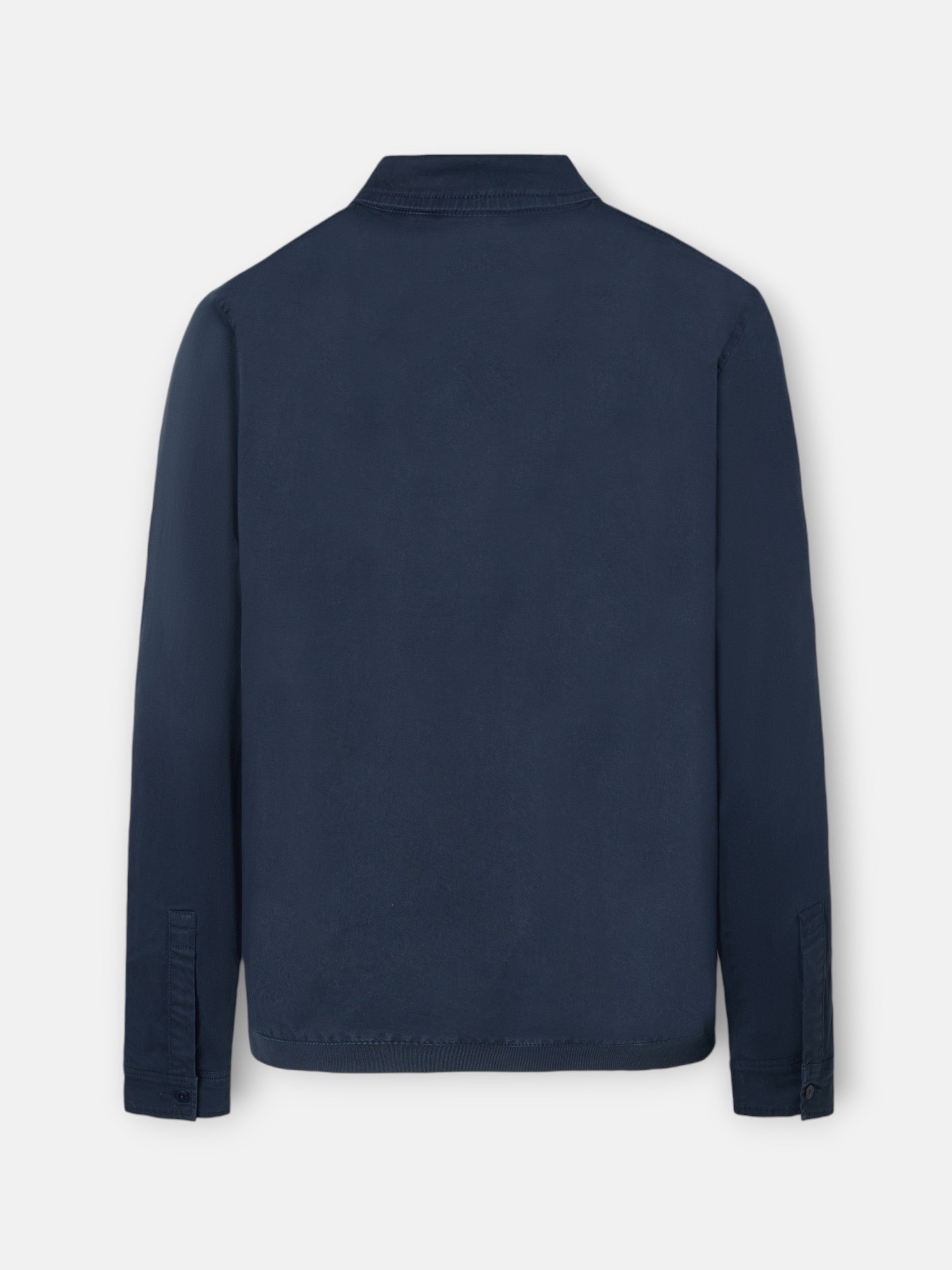 Cazadora garment dye azul marino