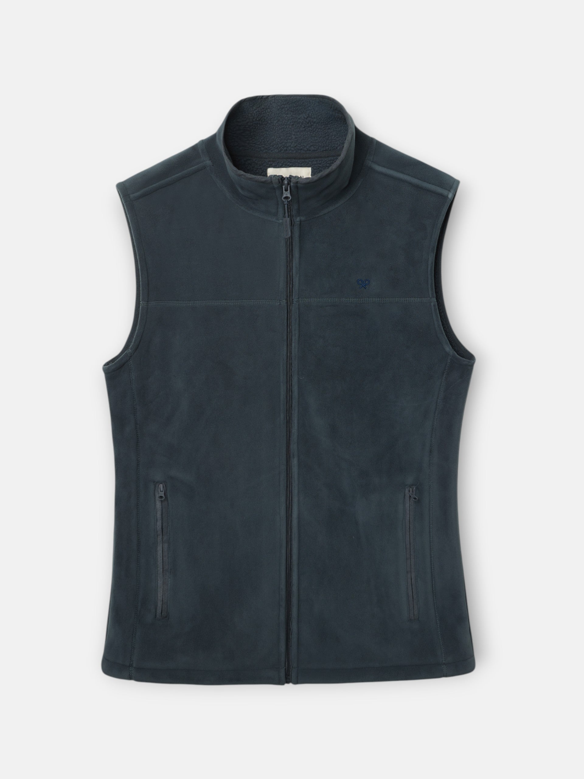 Chaleco polar clasico gris