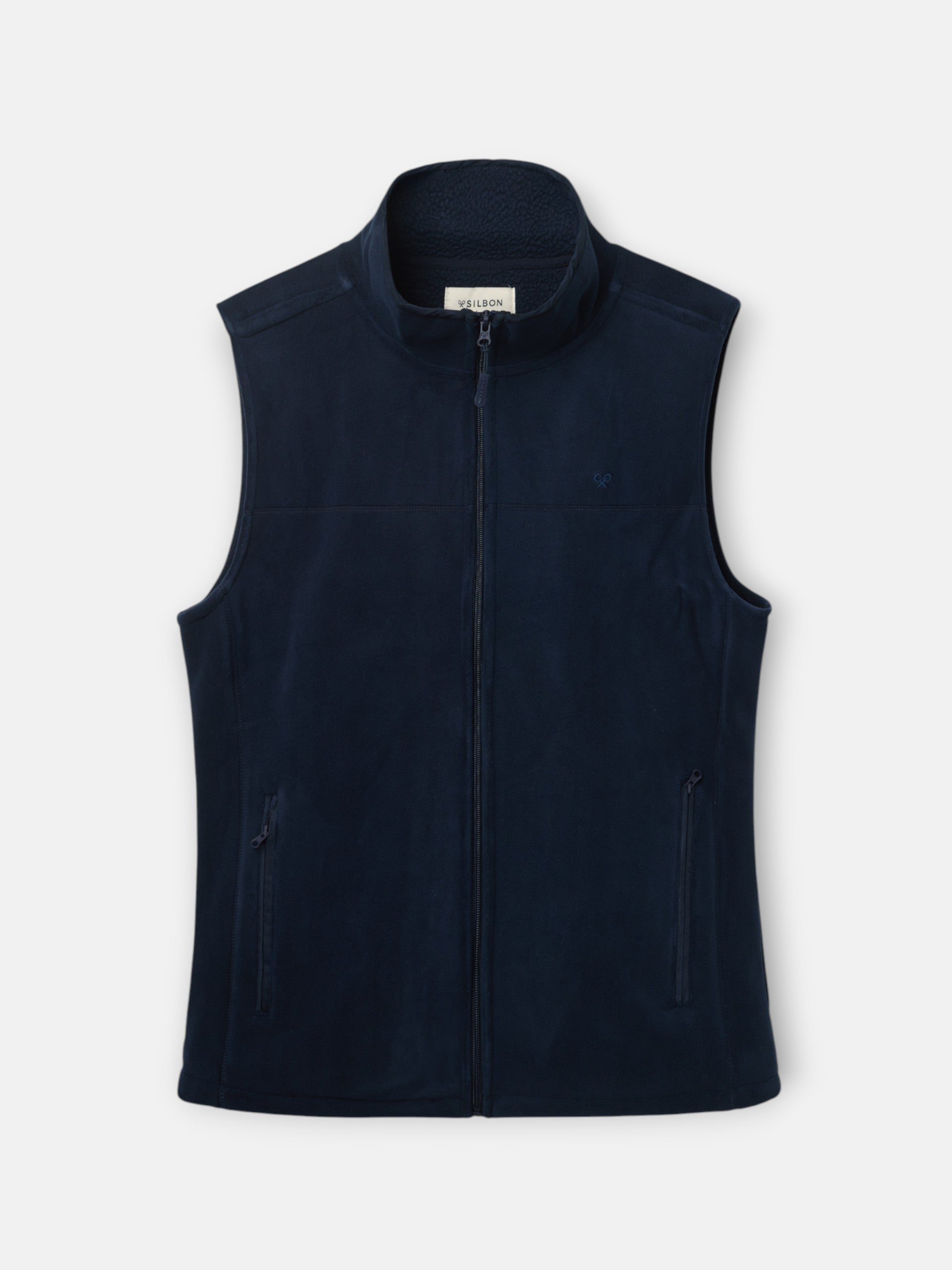 Gilet polaire bleu marine classique