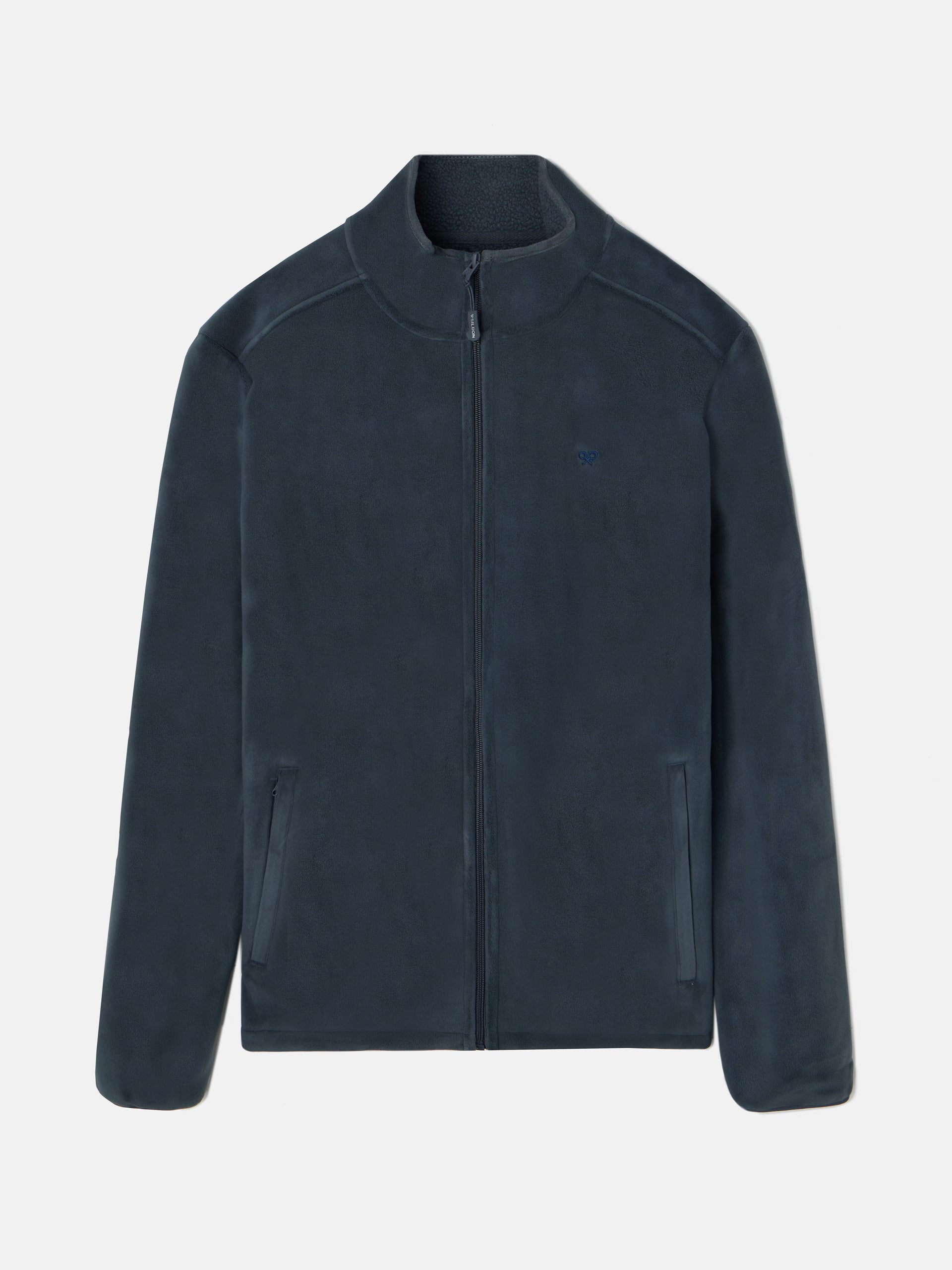 Forro polar clássico cinzento