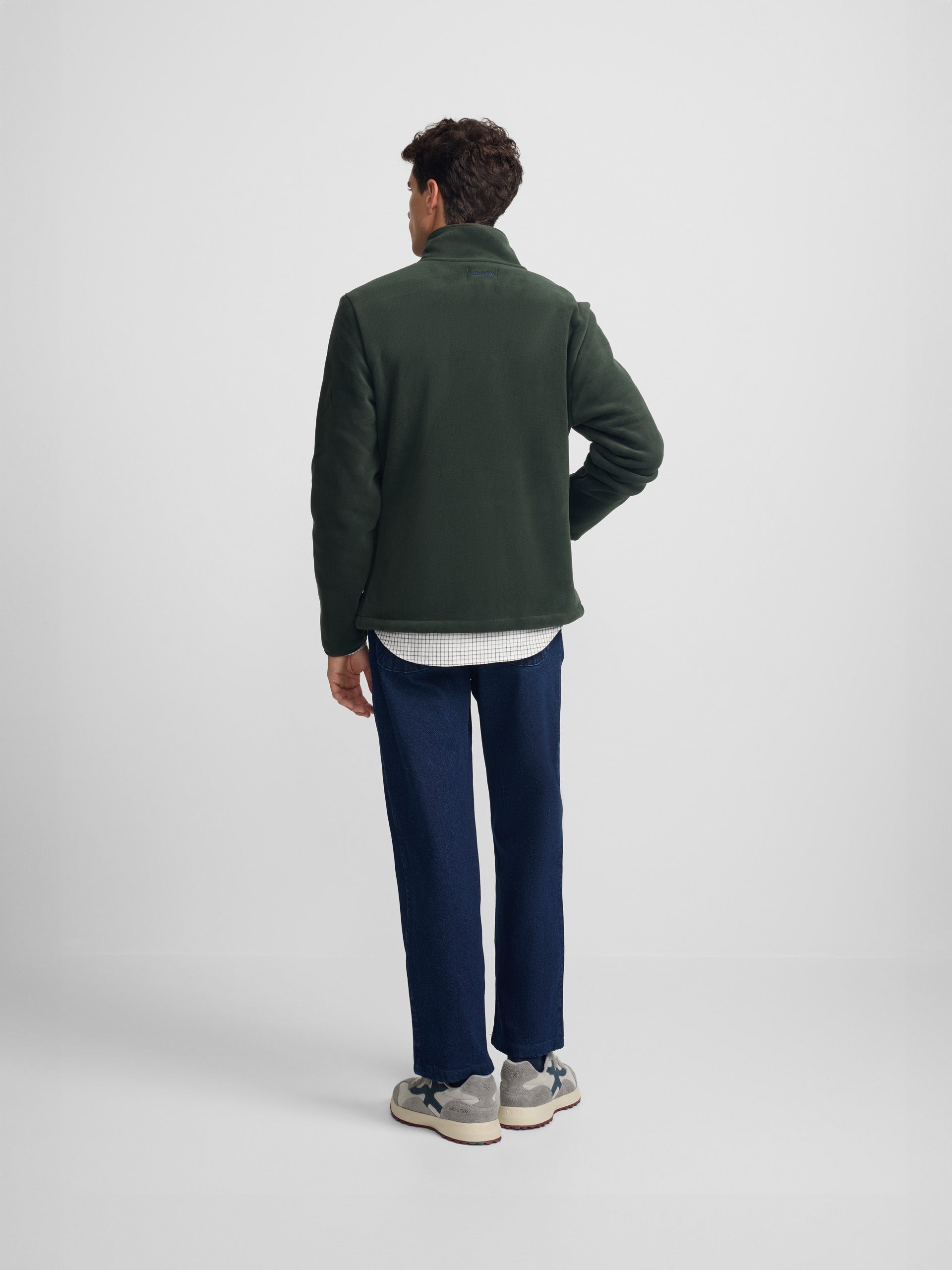 Classic green fleece
