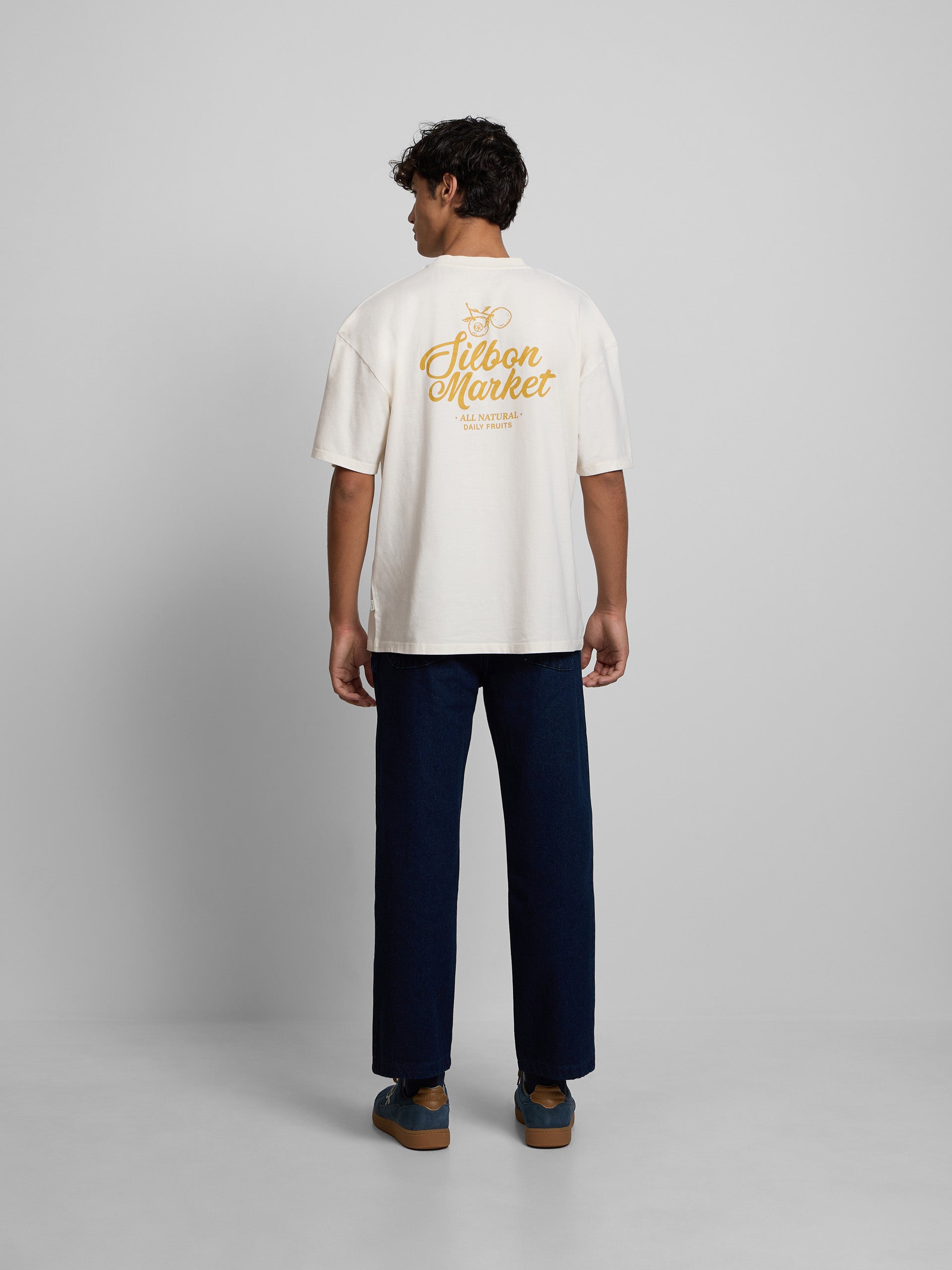 Camisola relaxed fit market creme