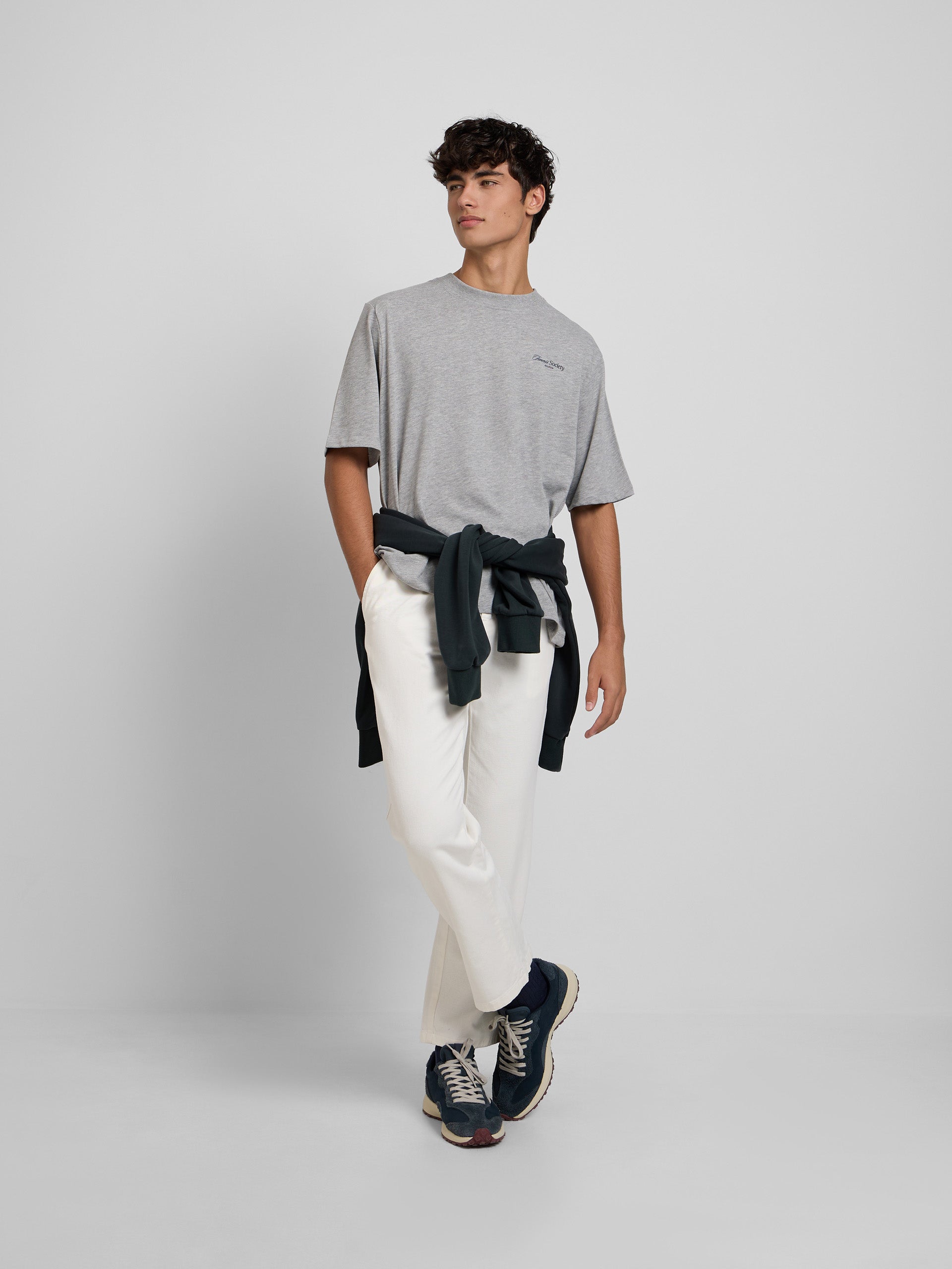 T-shirt special fit tennis society gris