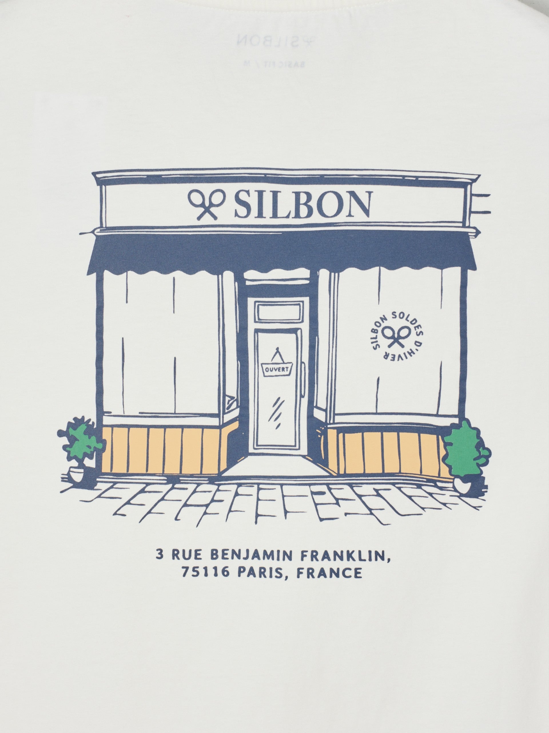 Camiseta paris flagship blanca