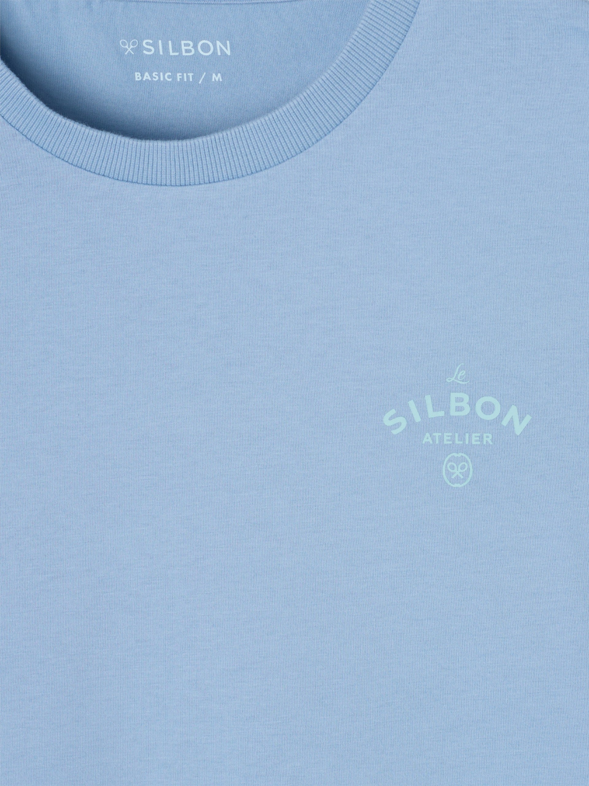 Camiseta atelier azul