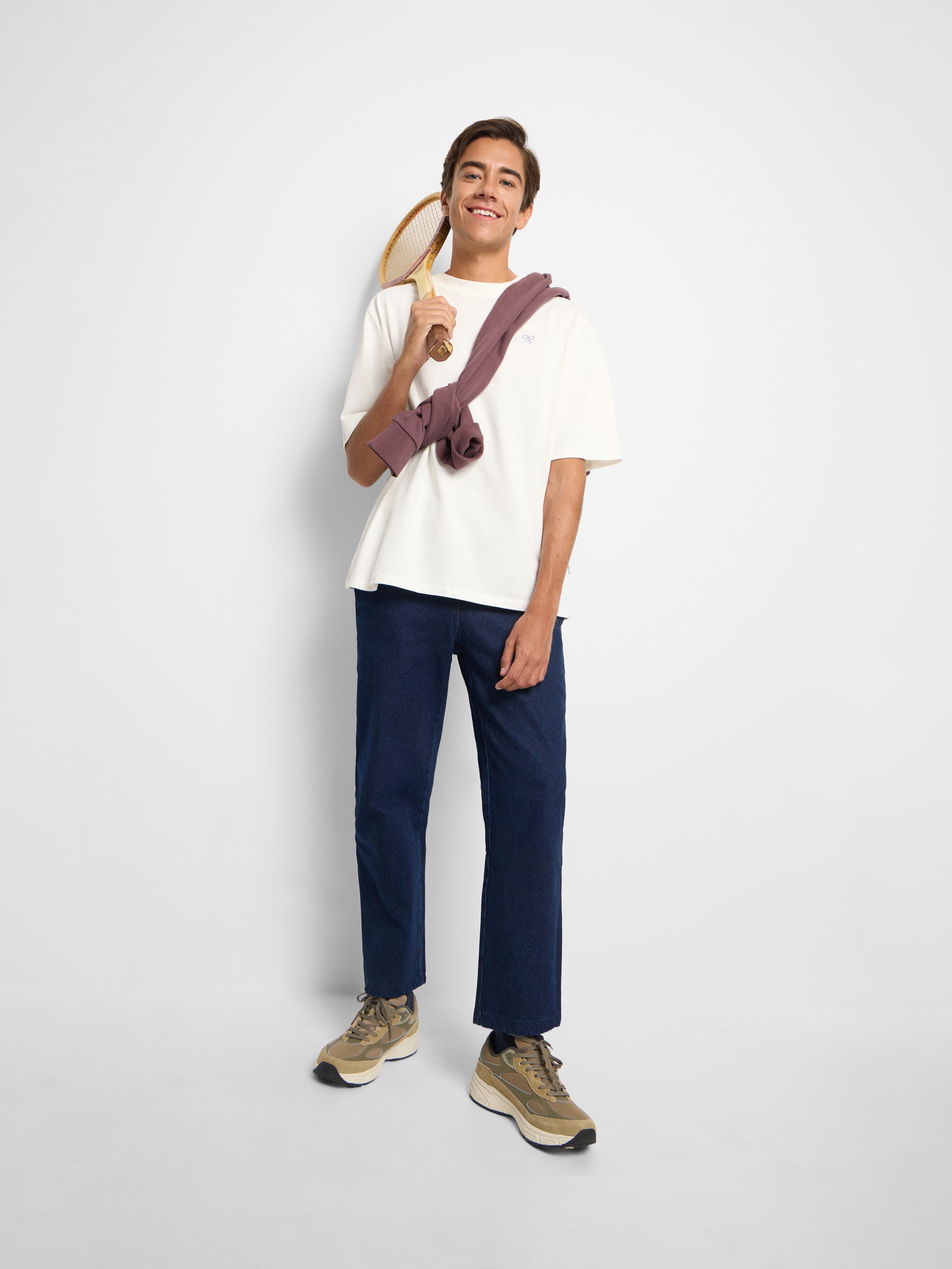 Camisola special fit two rackets branca