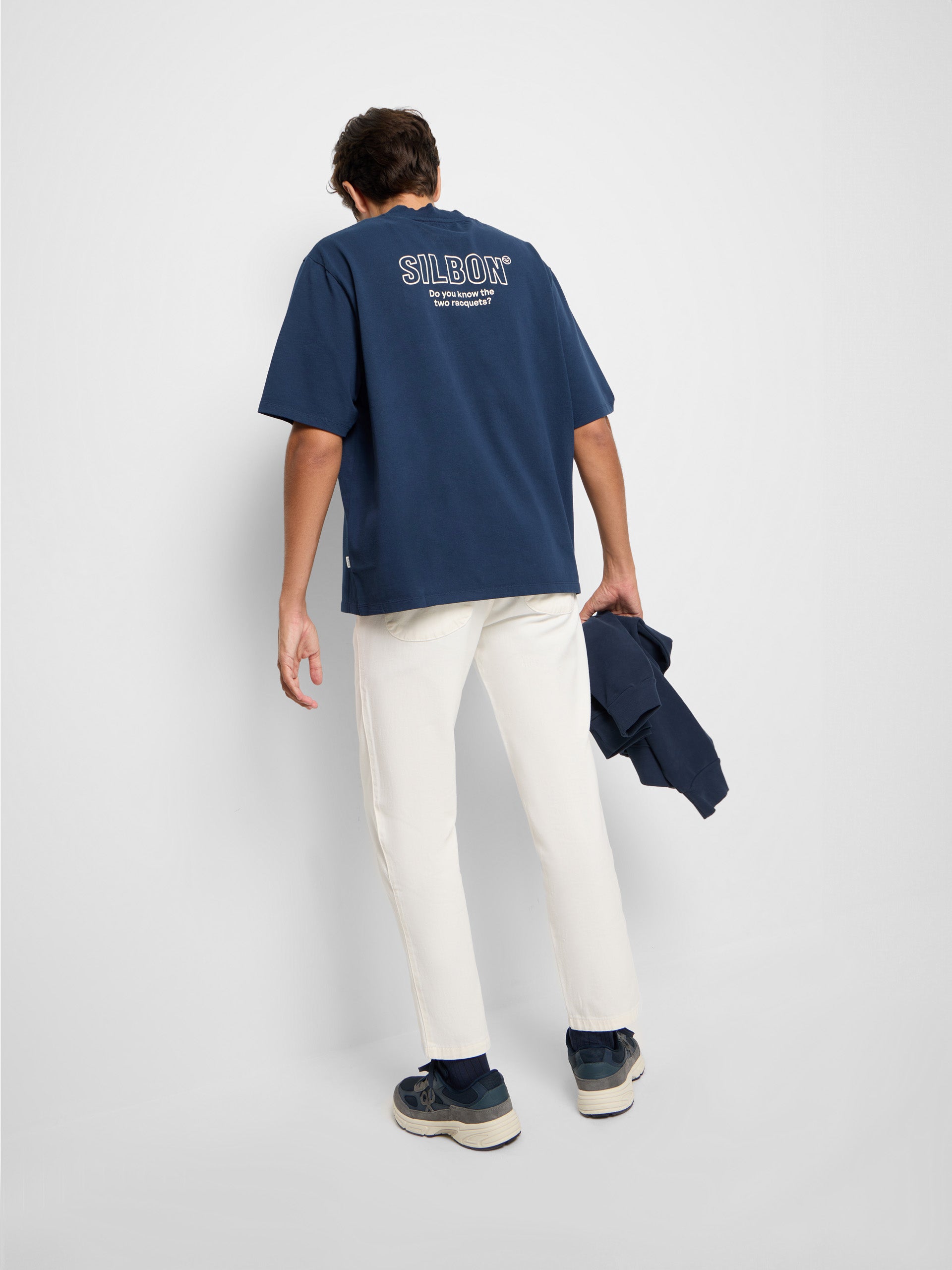 Camiseta special fit two rackets azul marino