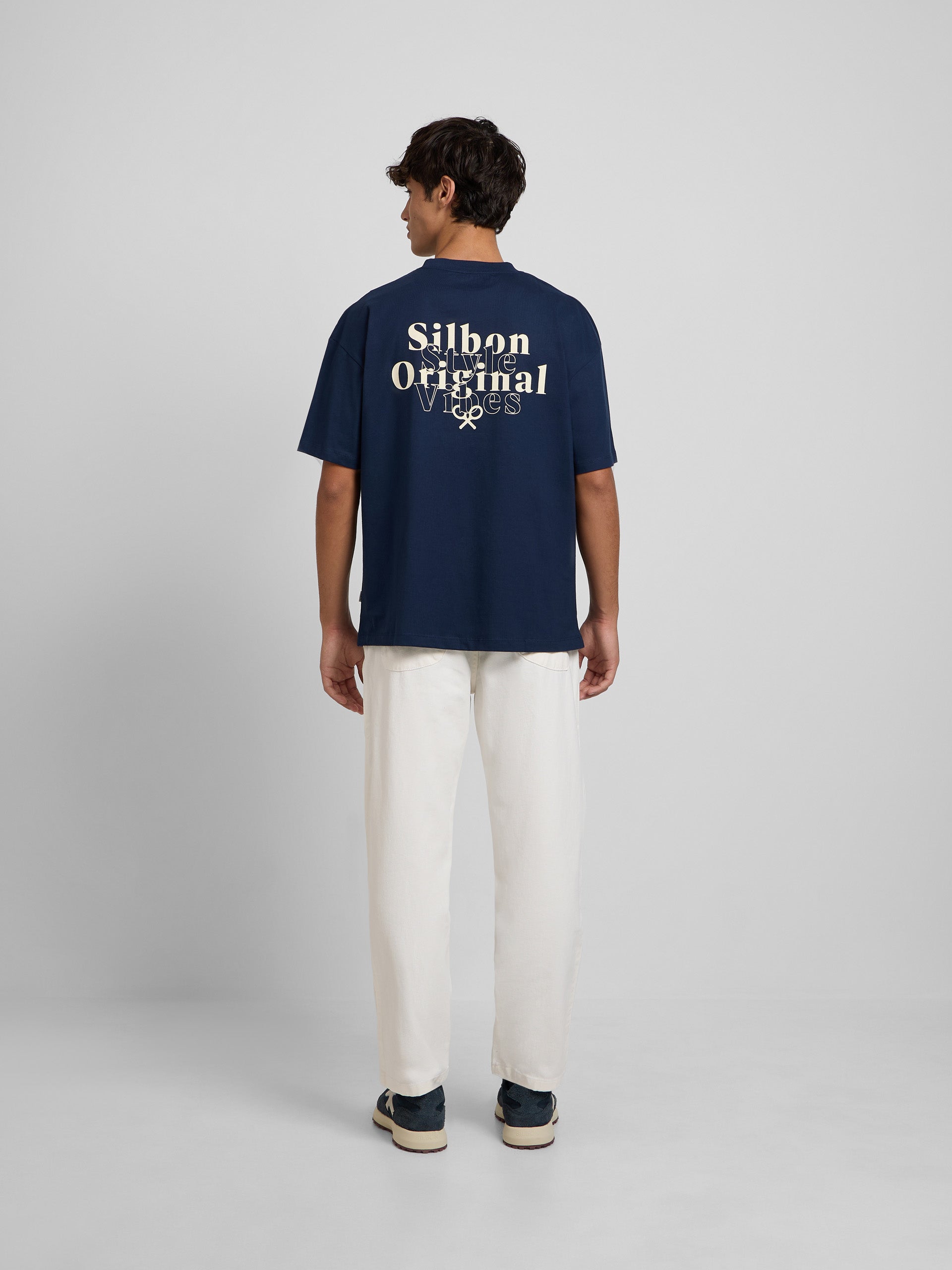 Camiseta relaxed fit original azul marino