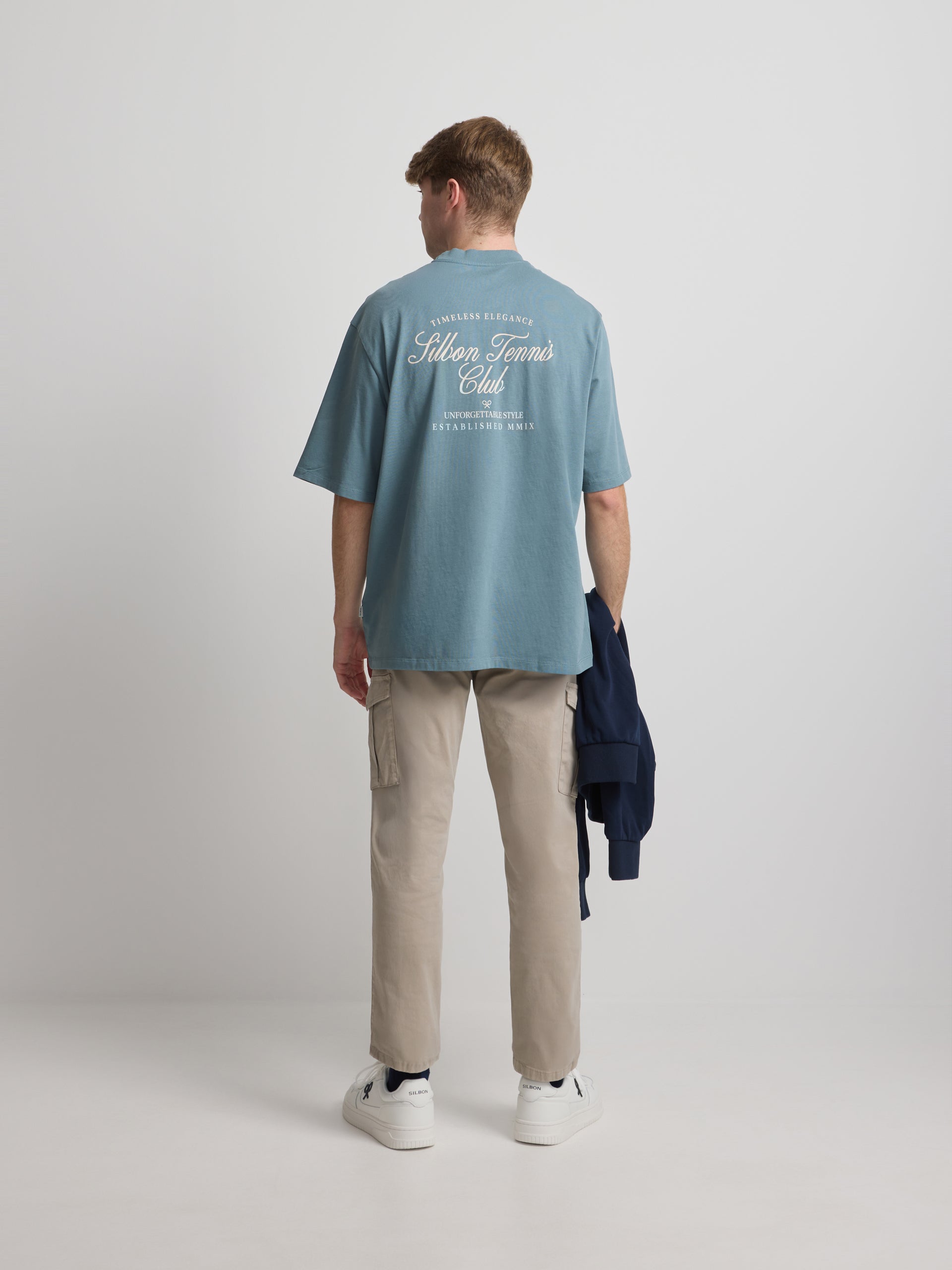 Camiseta special fit timeless elegance petroleo