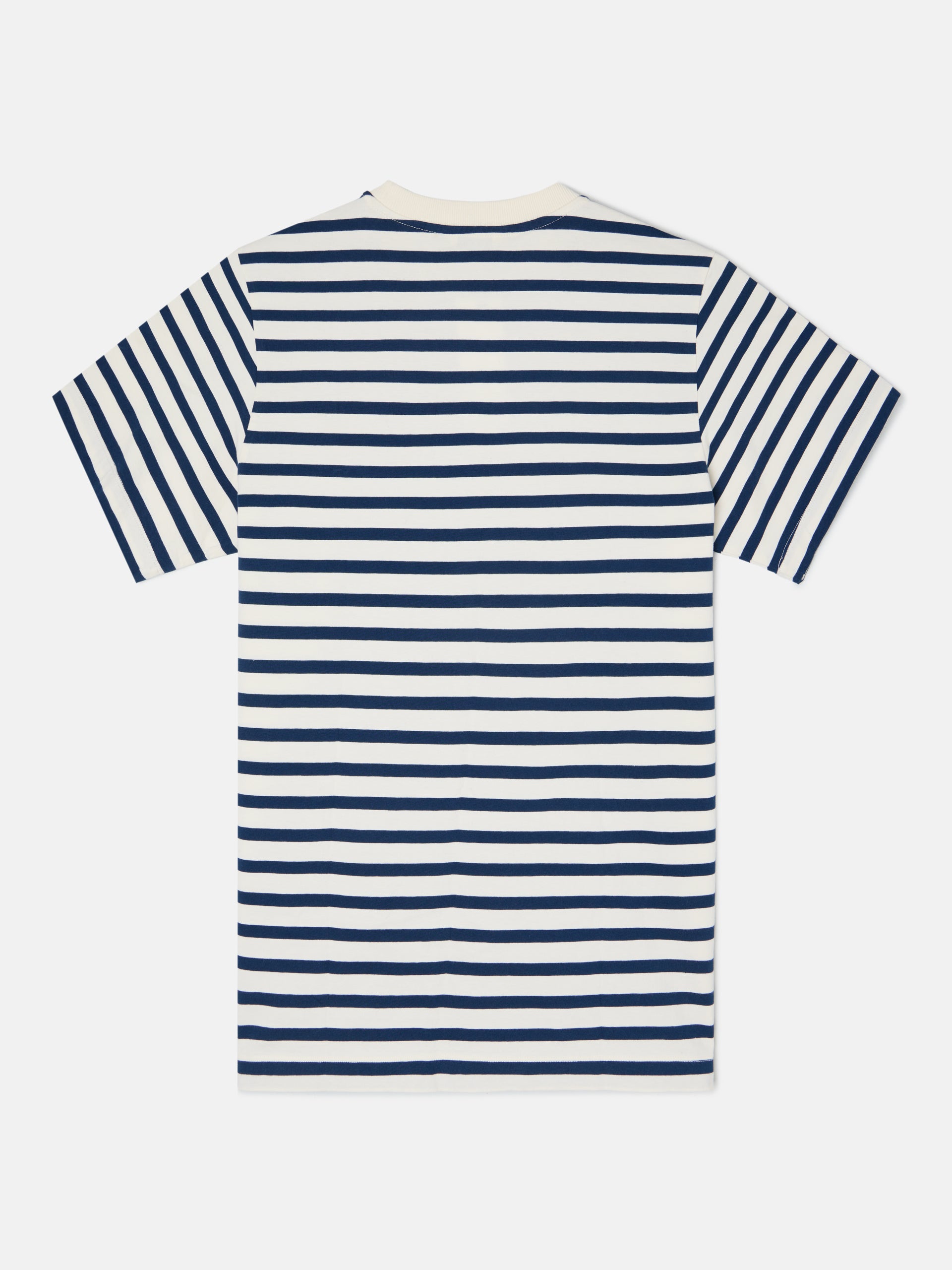 Navy blue mid-stripe T-shirt